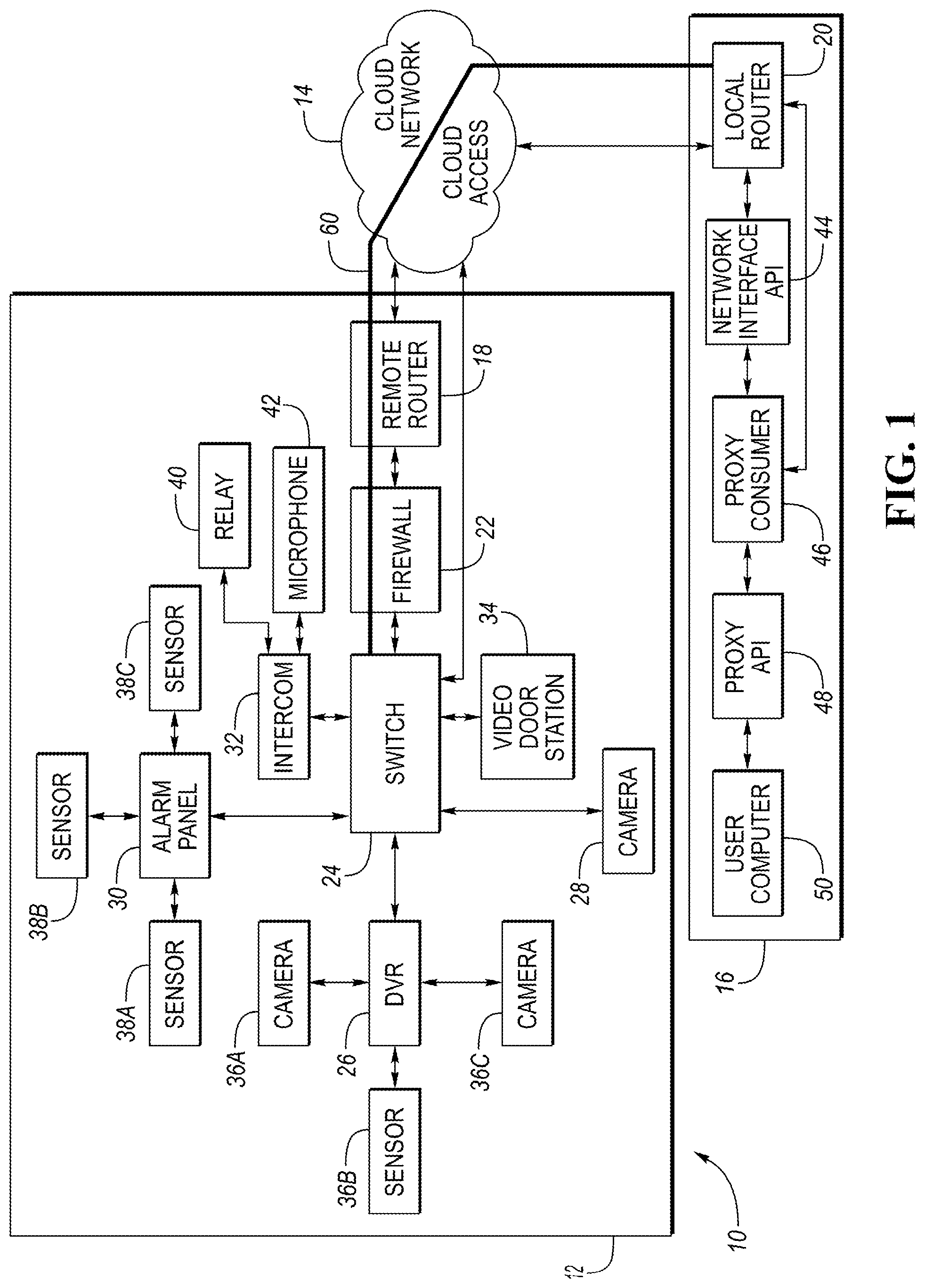 Patent US12323392 Figure 1 – Network interface communication path establishment
