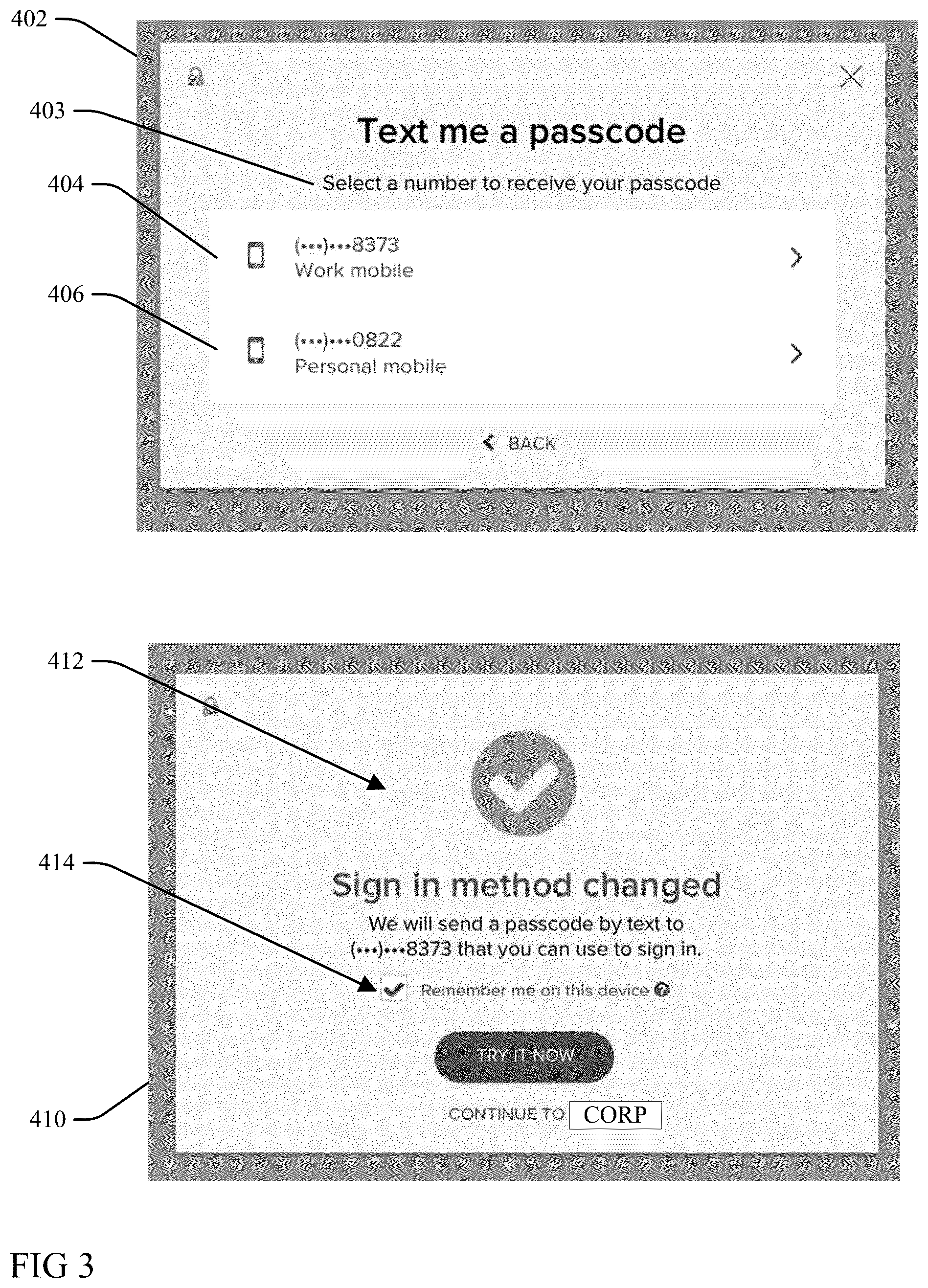 Patent US12323410 Figure 3 – Password-less authentication structure