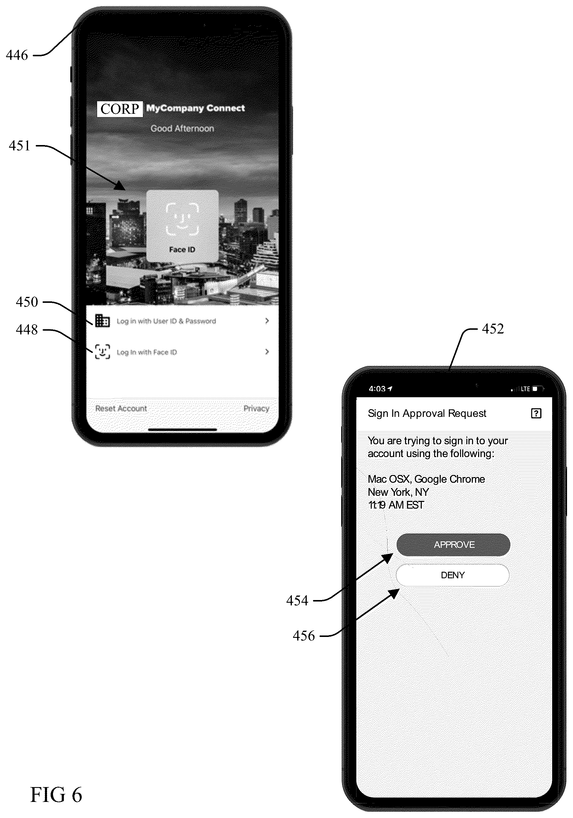 Patent US12323410 Figure 6 – Password-less authentication structure