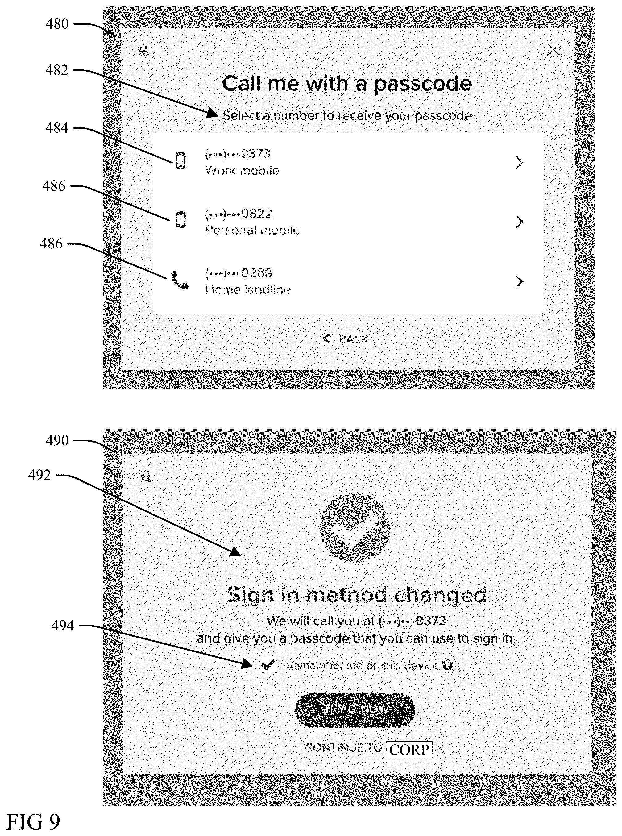 Patent US12323410 Figure 9 – Password-less authentication structure