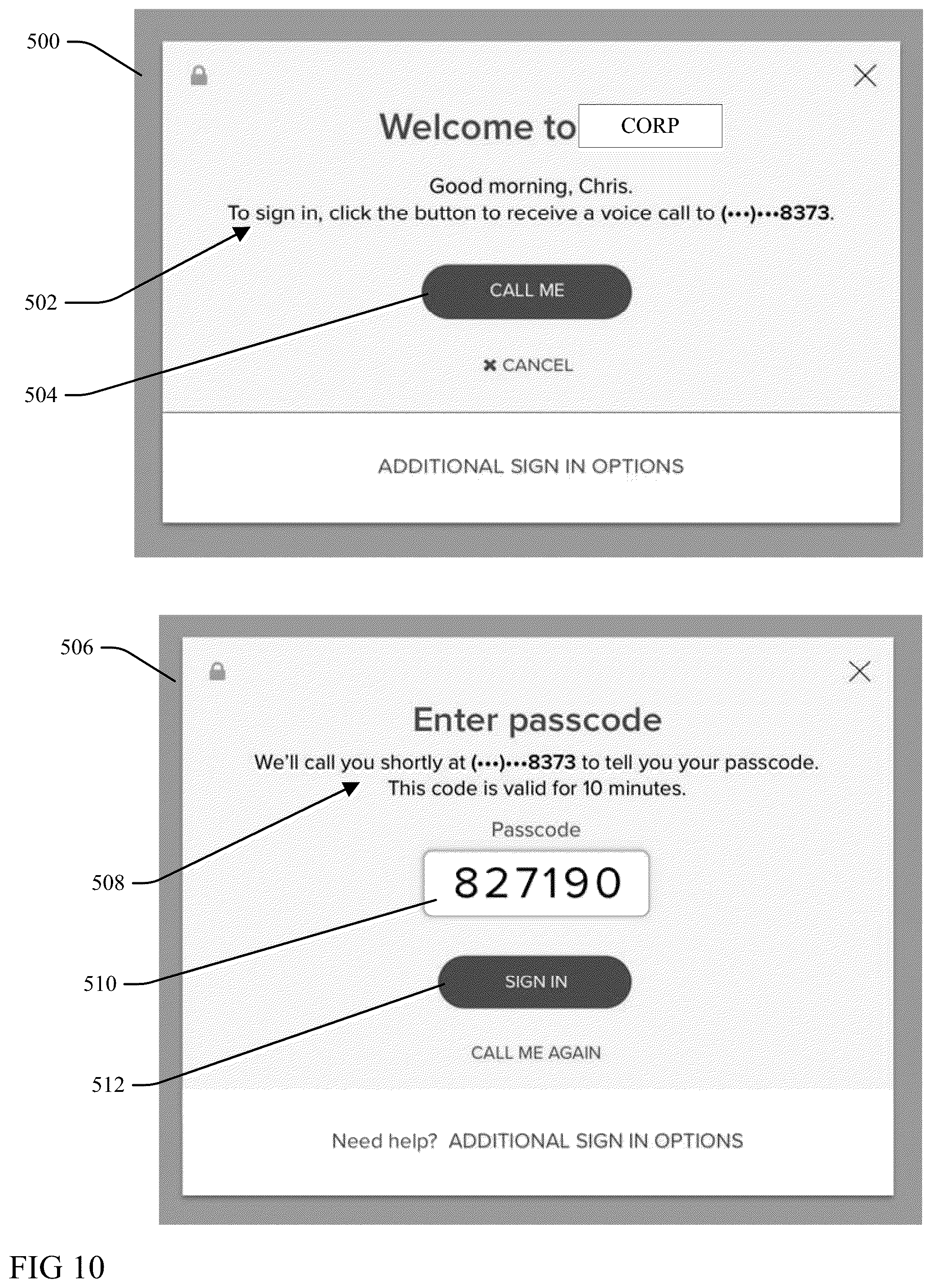 Patent US12323410 Figure 10 – Password-less authentication structure
