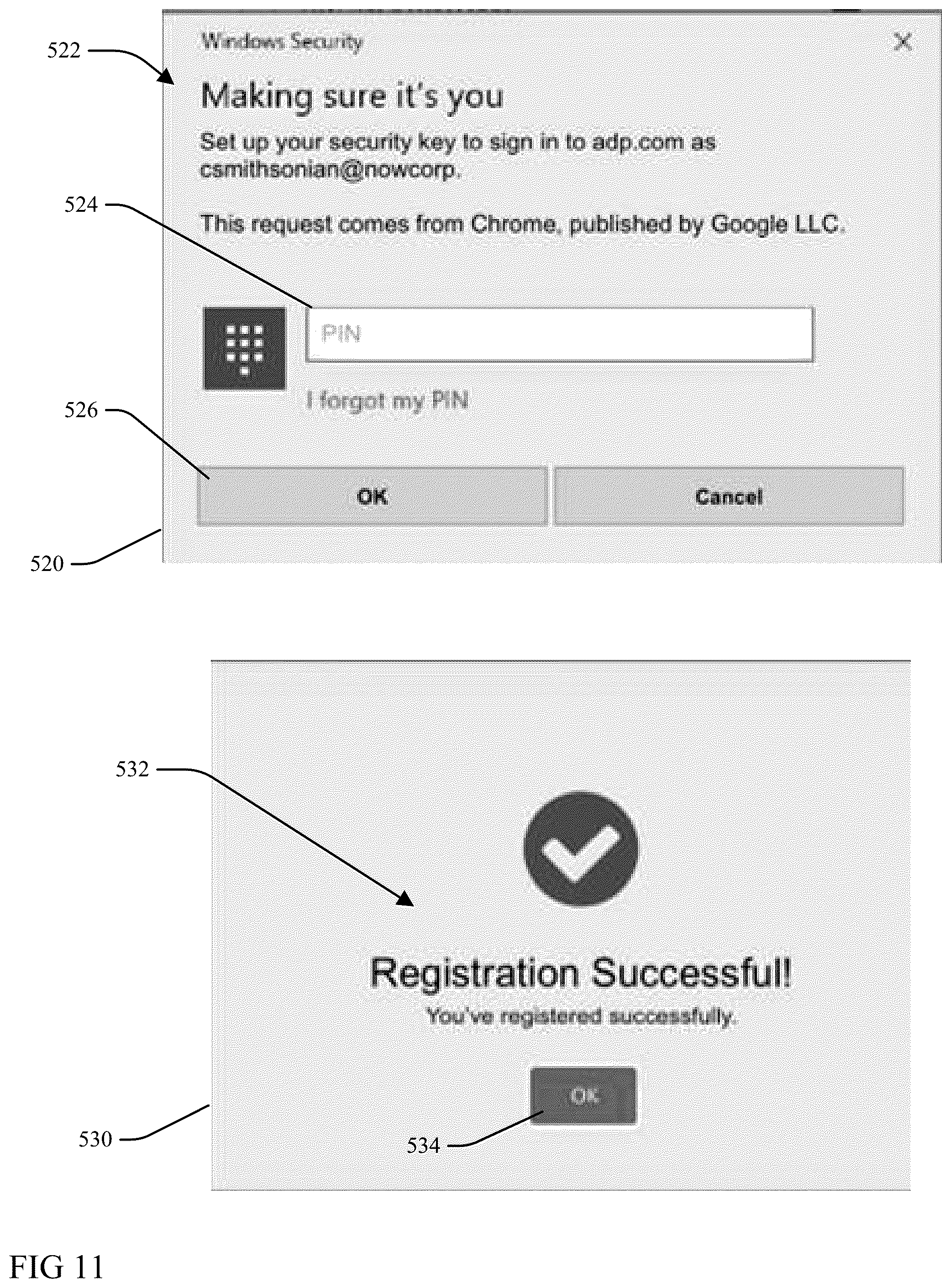 Patent US12323410 Figure 11 – Password-less authentication structure