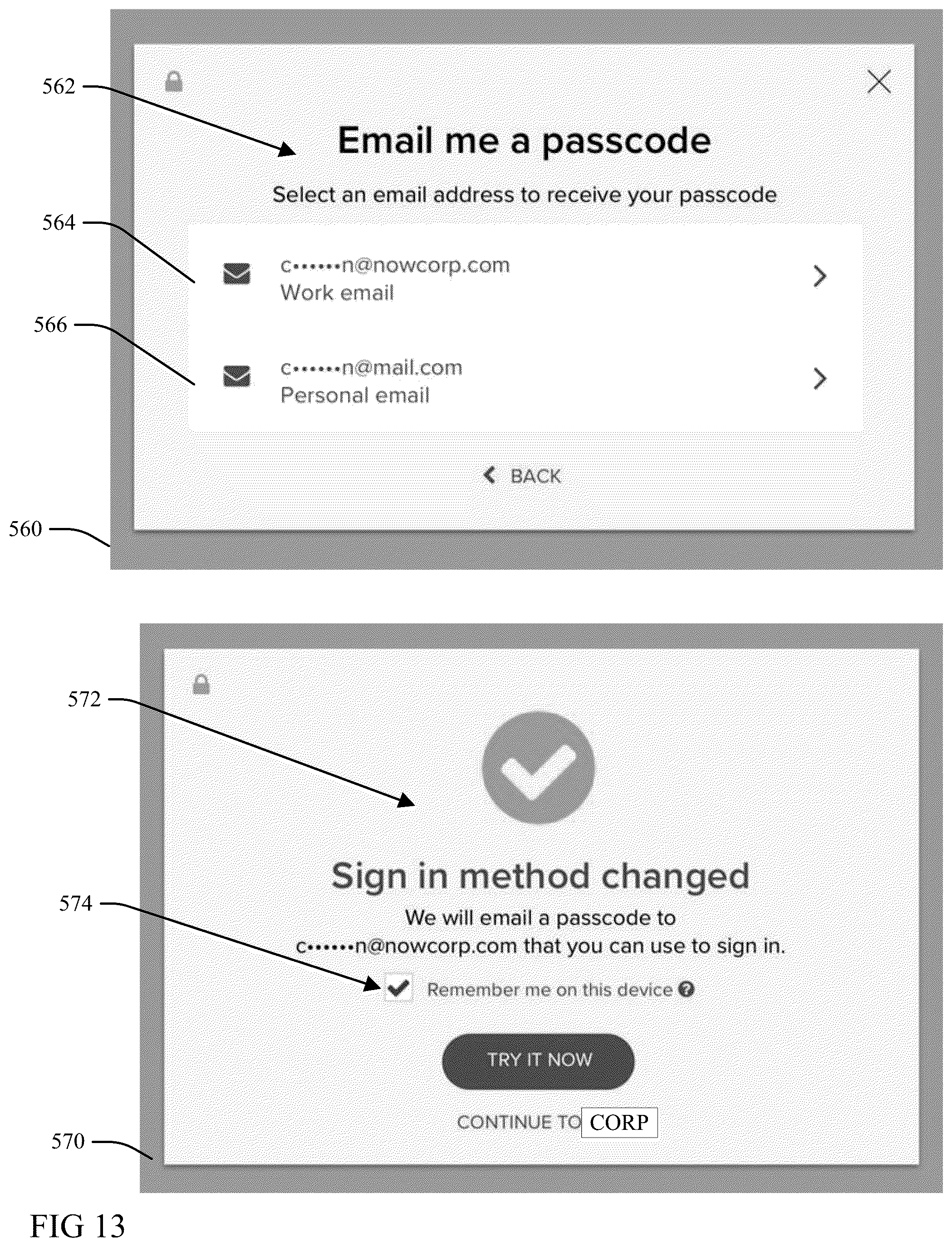 Patent US12323410 Figure 13 – Password-less authentication structure