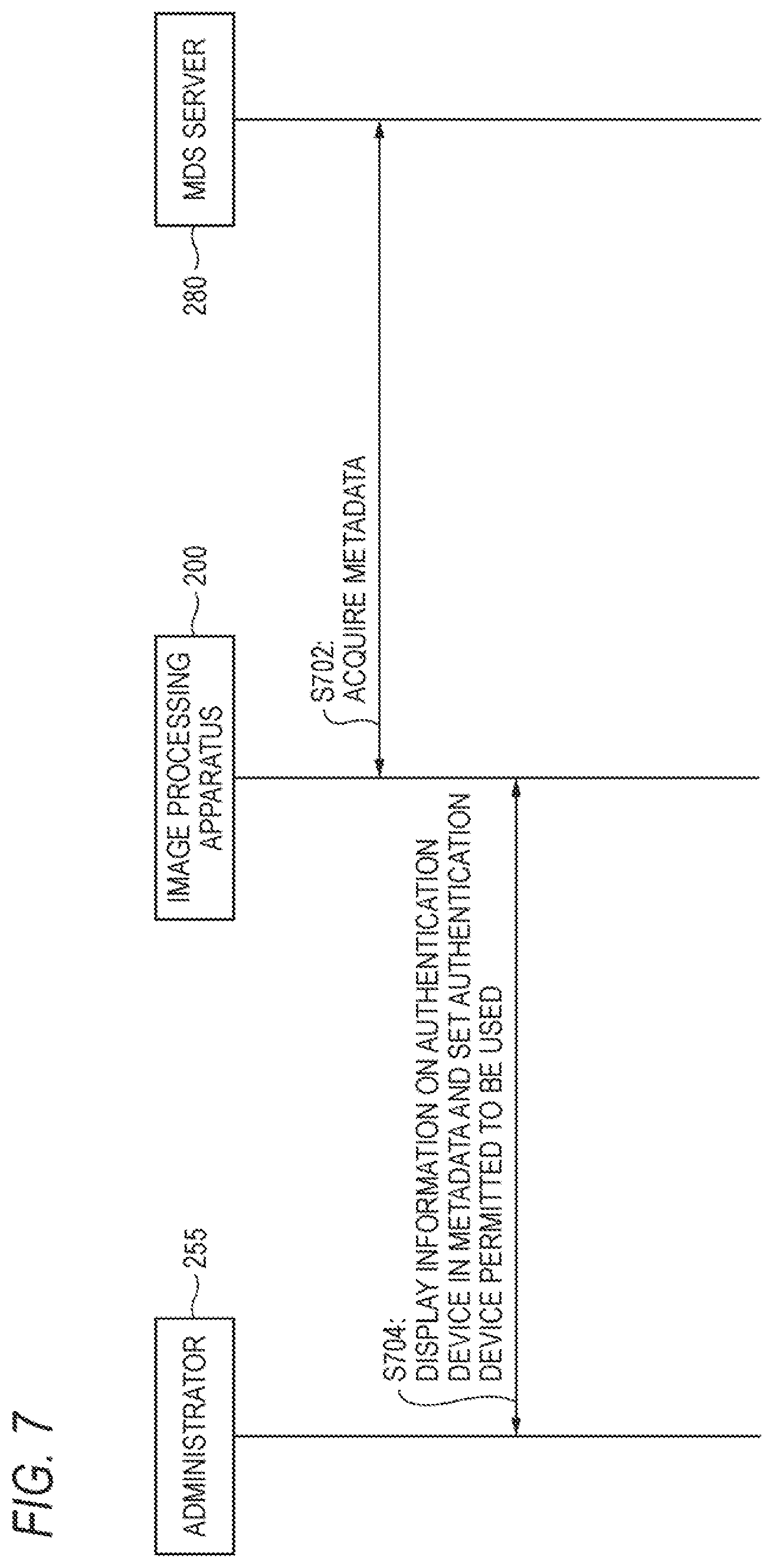 Patent US12323419 Figure 7 – Information processing apparatus, method, and computer readable medium