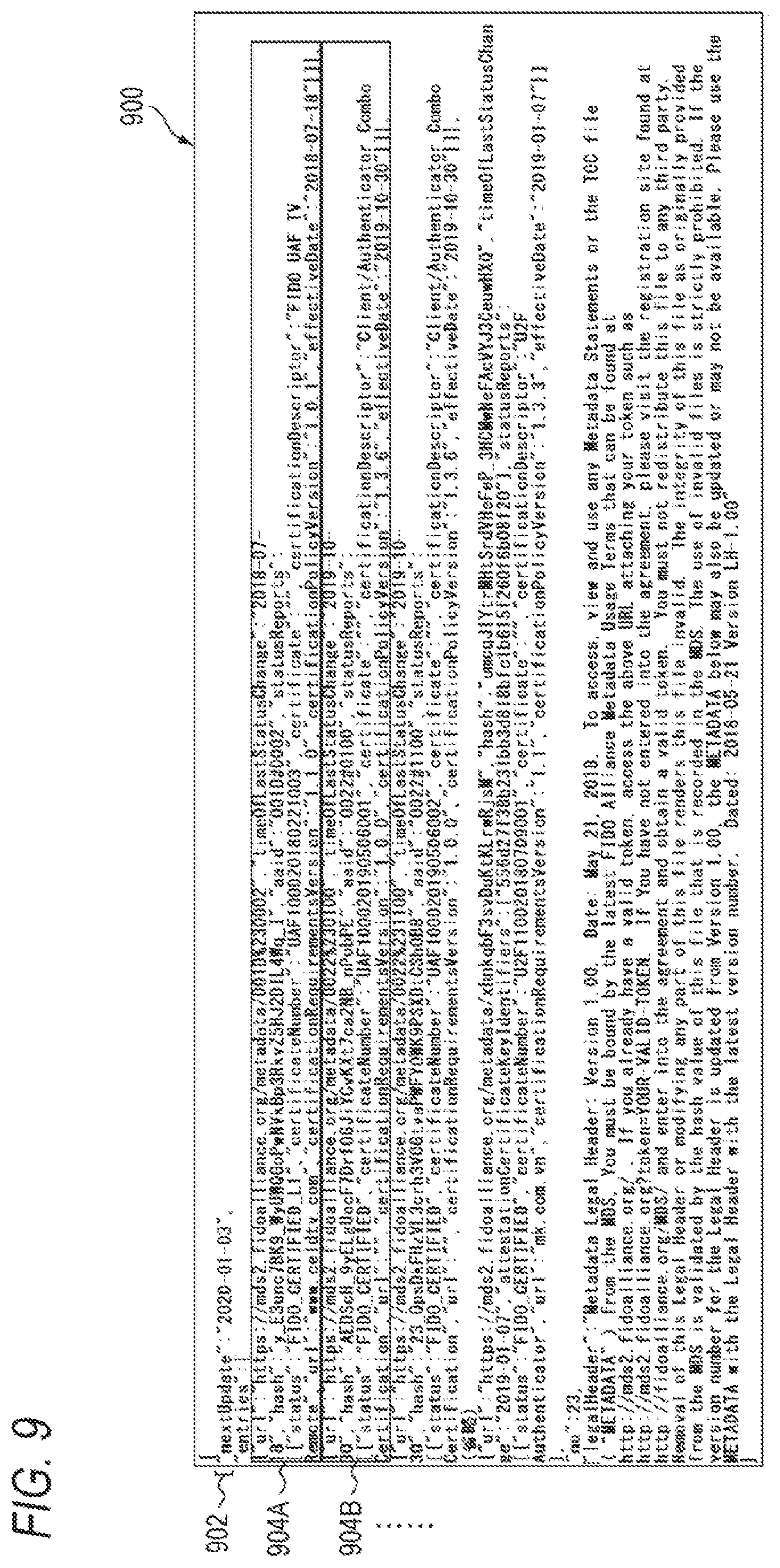 Patent US12323419 Figure 9 – Information processing apparatus, method, and computer readable medium