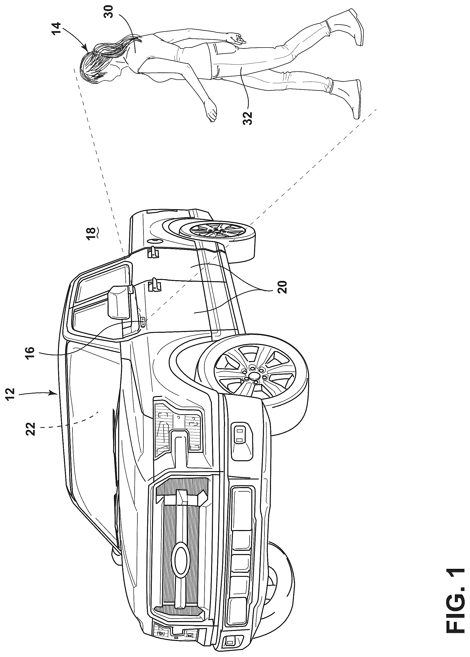 Patent US12323420 Figure 1 – Biometric service evaluation architecture for a vehicle