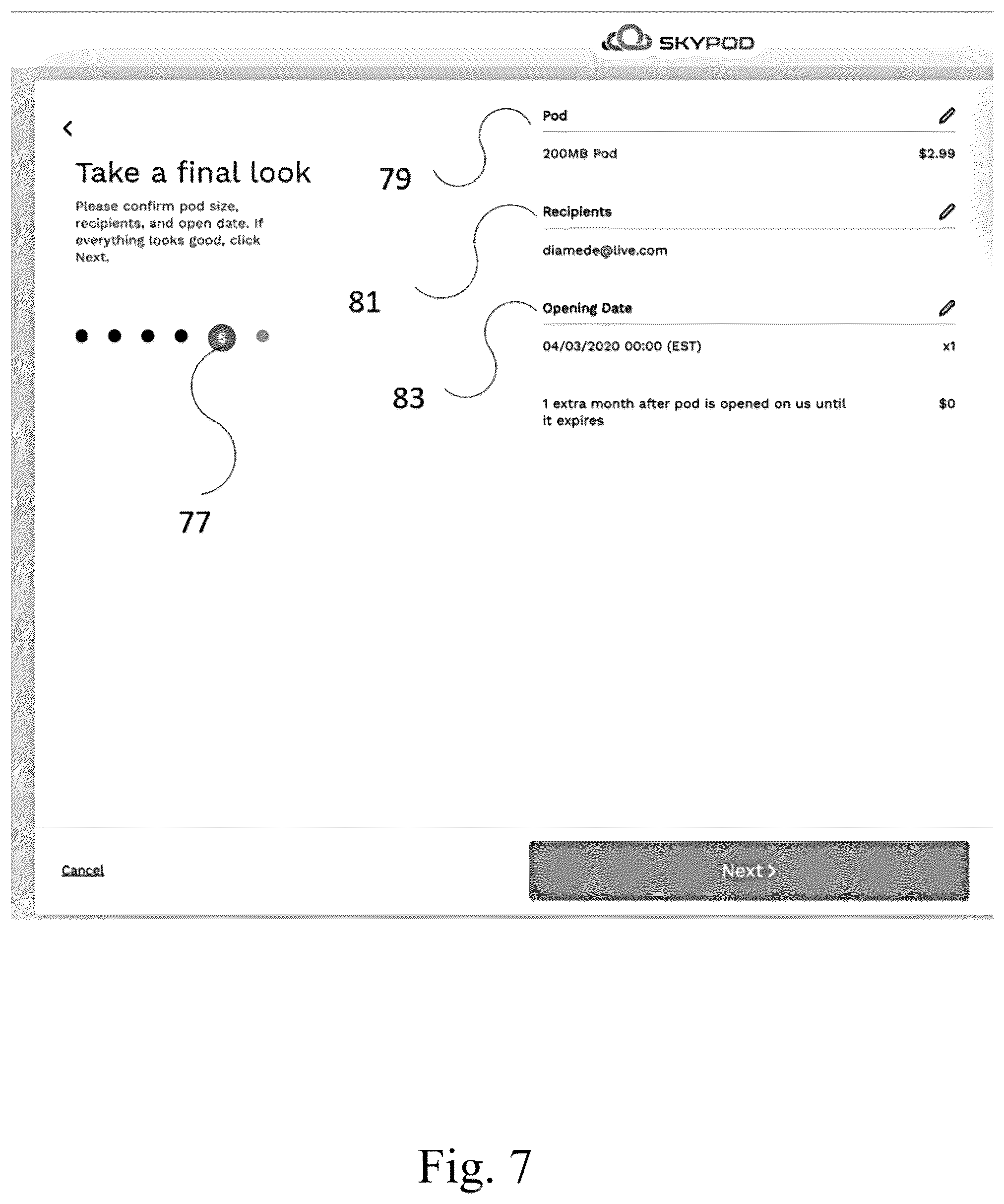 Patent US12323426 Figure 7 – Parameter-triggered multimedia sharing system