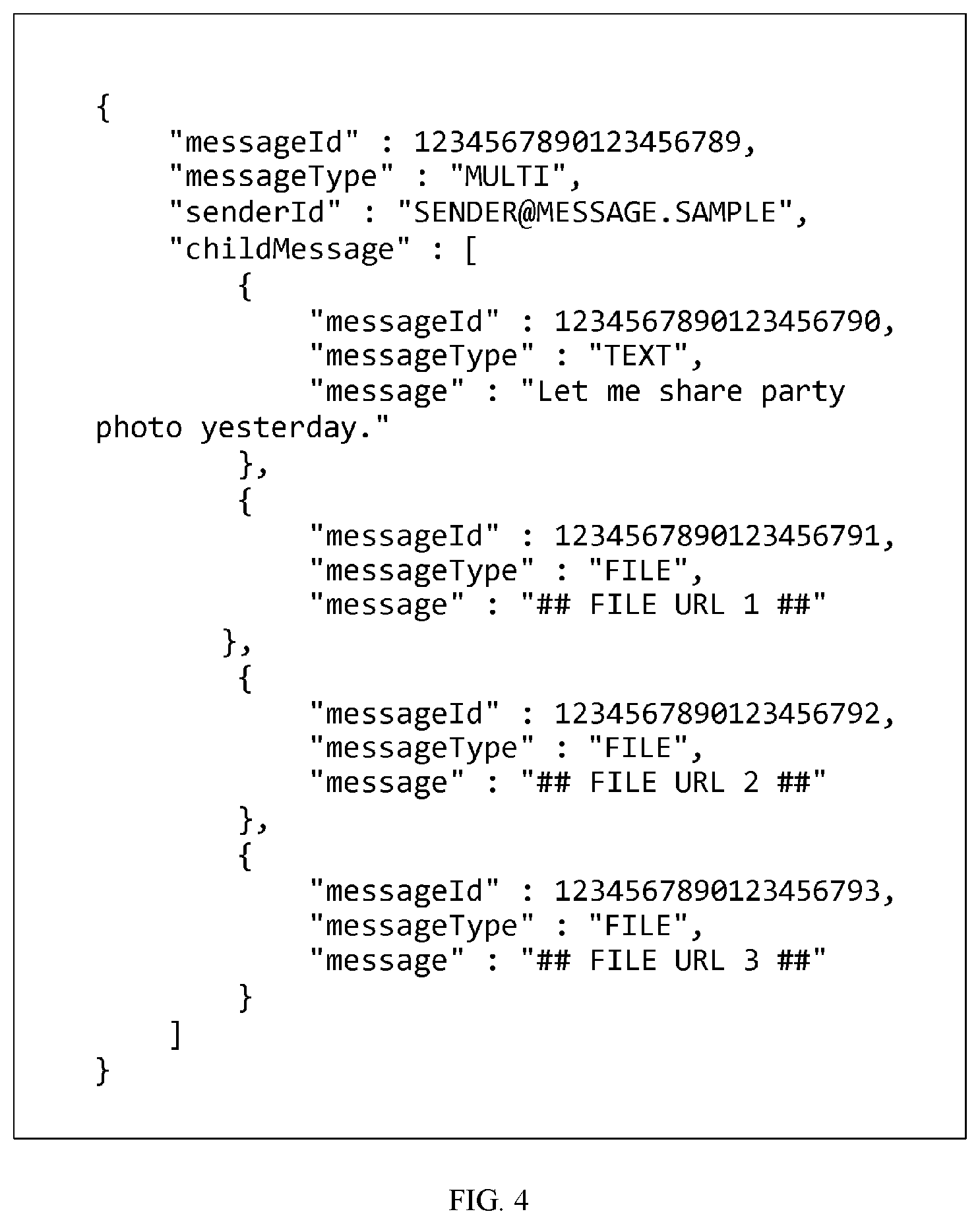 Patent US12323429 Figure 4 – Message service providing method and server