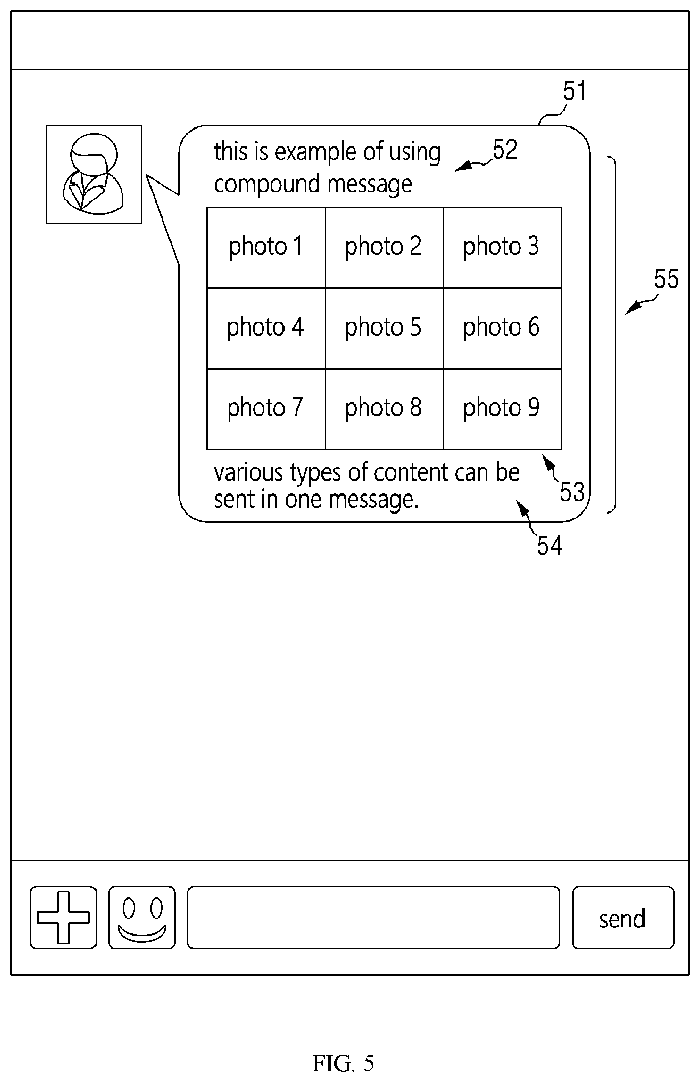 Patent US12323429 Figure 5 – Message service providing method and server
