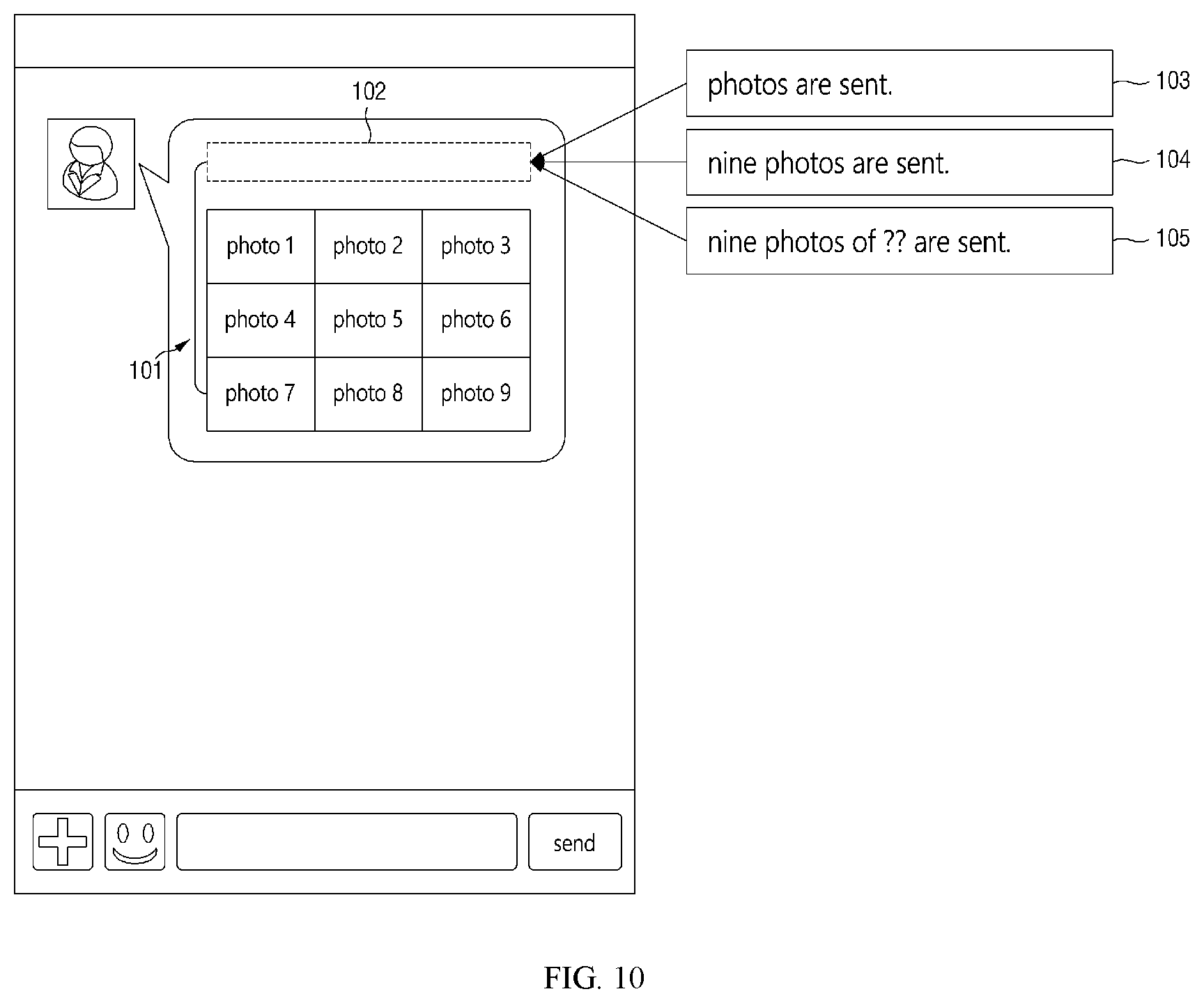 Patent US12323429 Figure 10 – Message service providing method and server