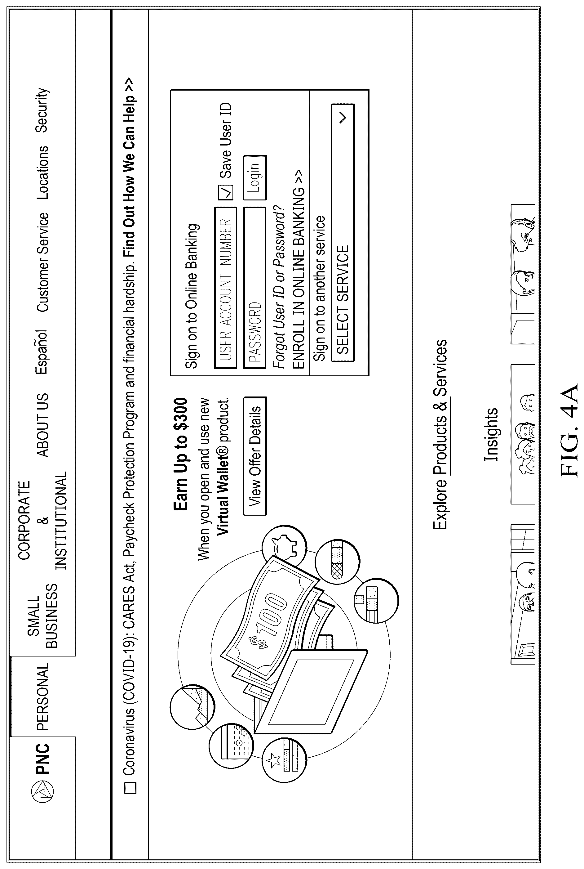 Patent US12323461 Figure 4 – Detection of site phishing using neural network-enabled site image analysis leveraging few-shot learning