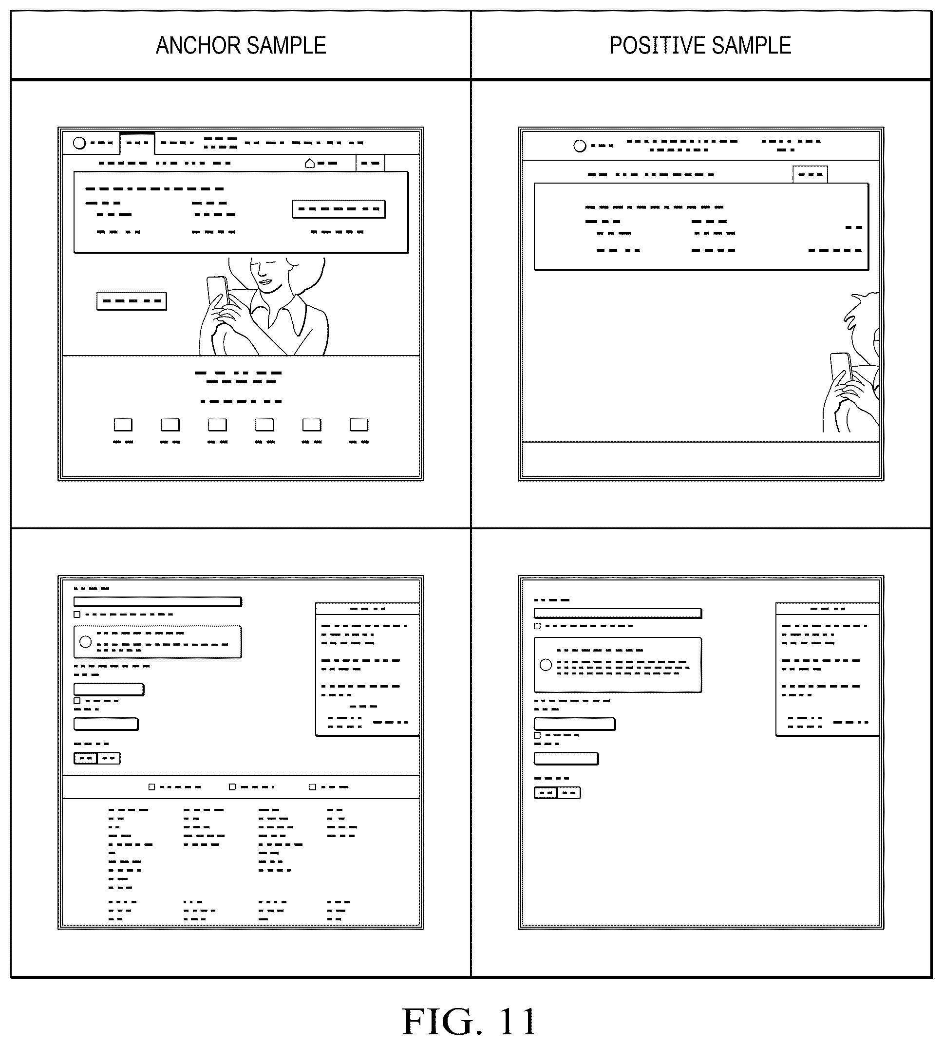 Patent US12323461 Figure 14 – Detection of site phishing using neural network-enabled site image analysis leveraging few-shot learning