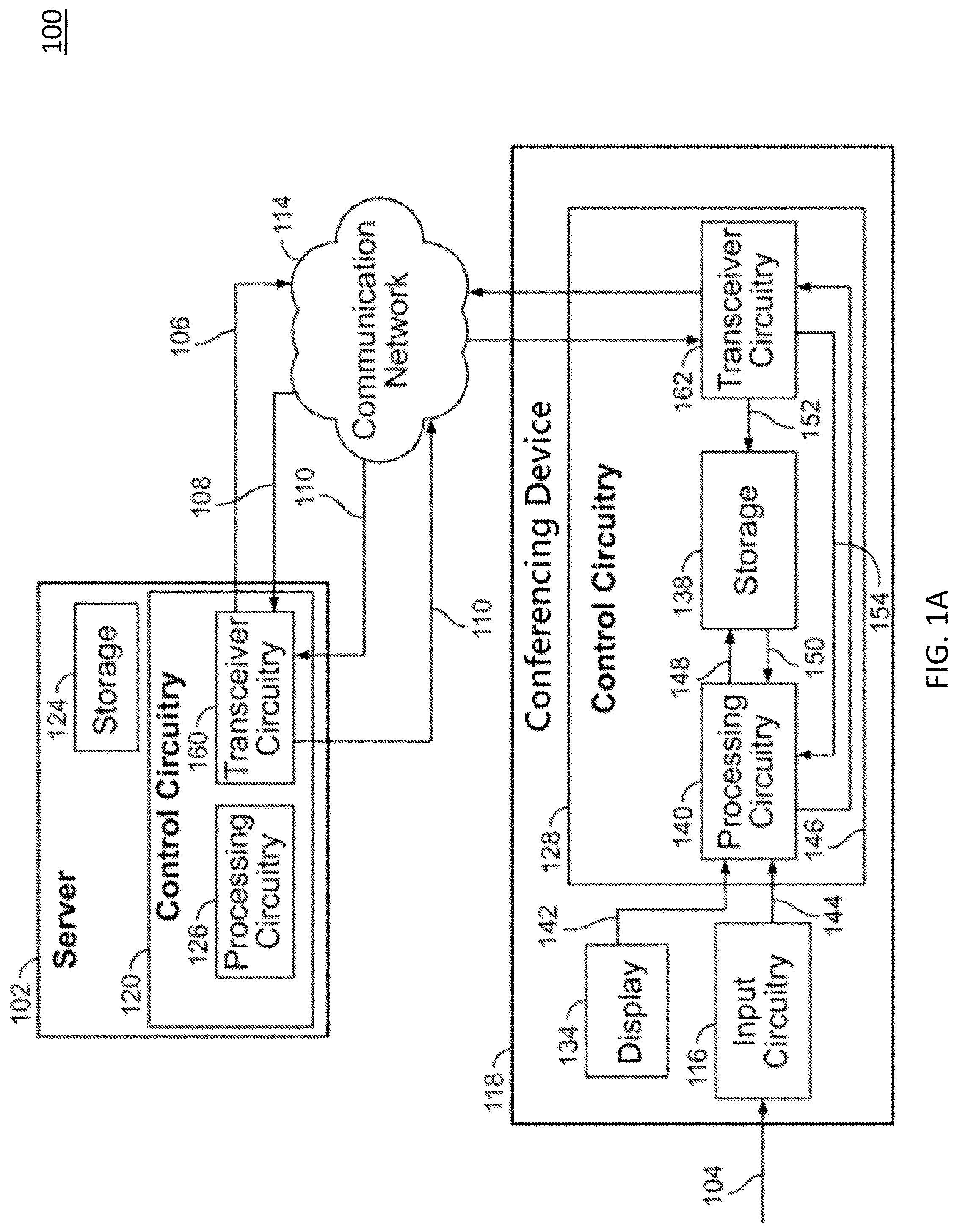 Patent US12323473 Figure 1 – Breakout of participants in a conference call