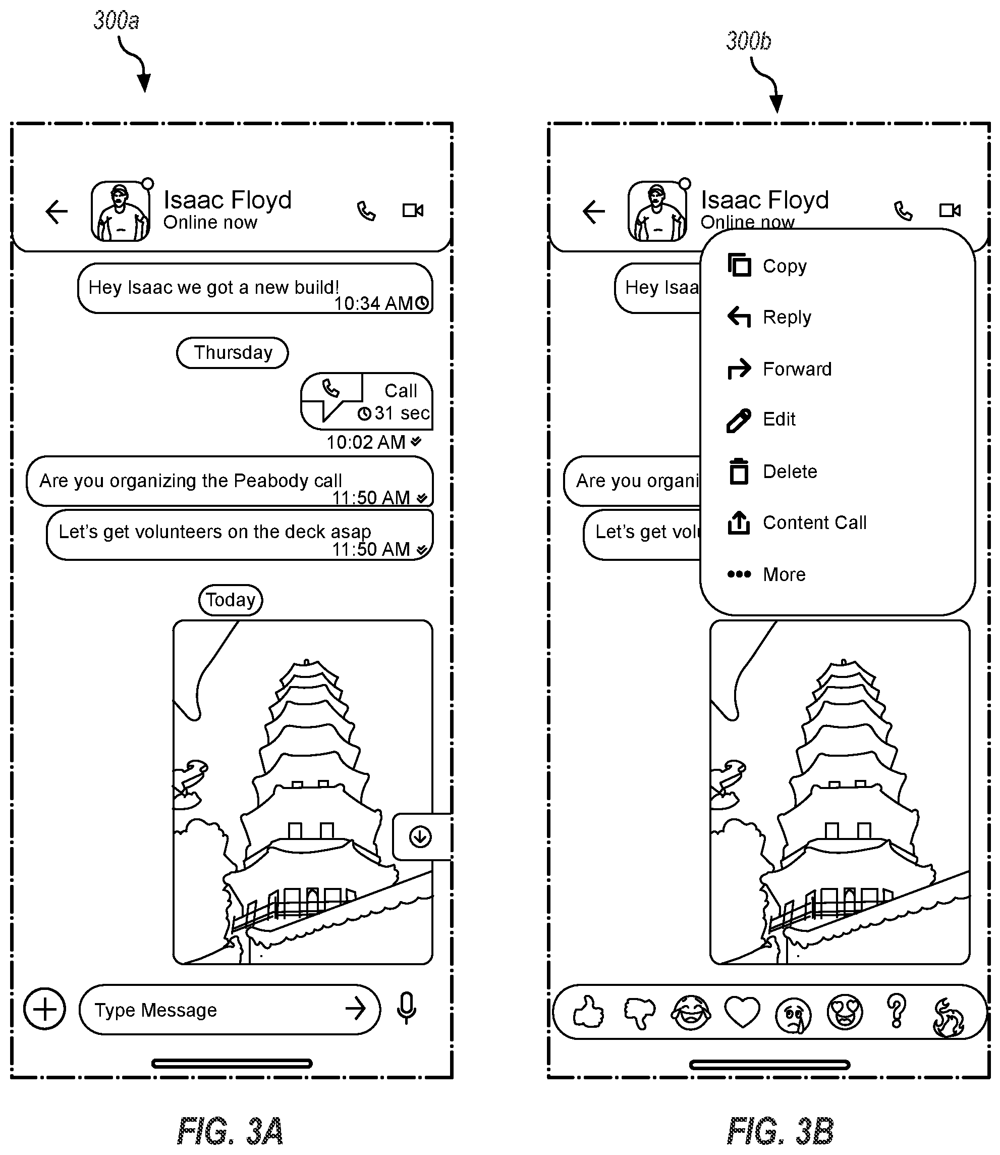 Patent US12323477 Figure 5 – Dynamic syncing of content within a communication interface