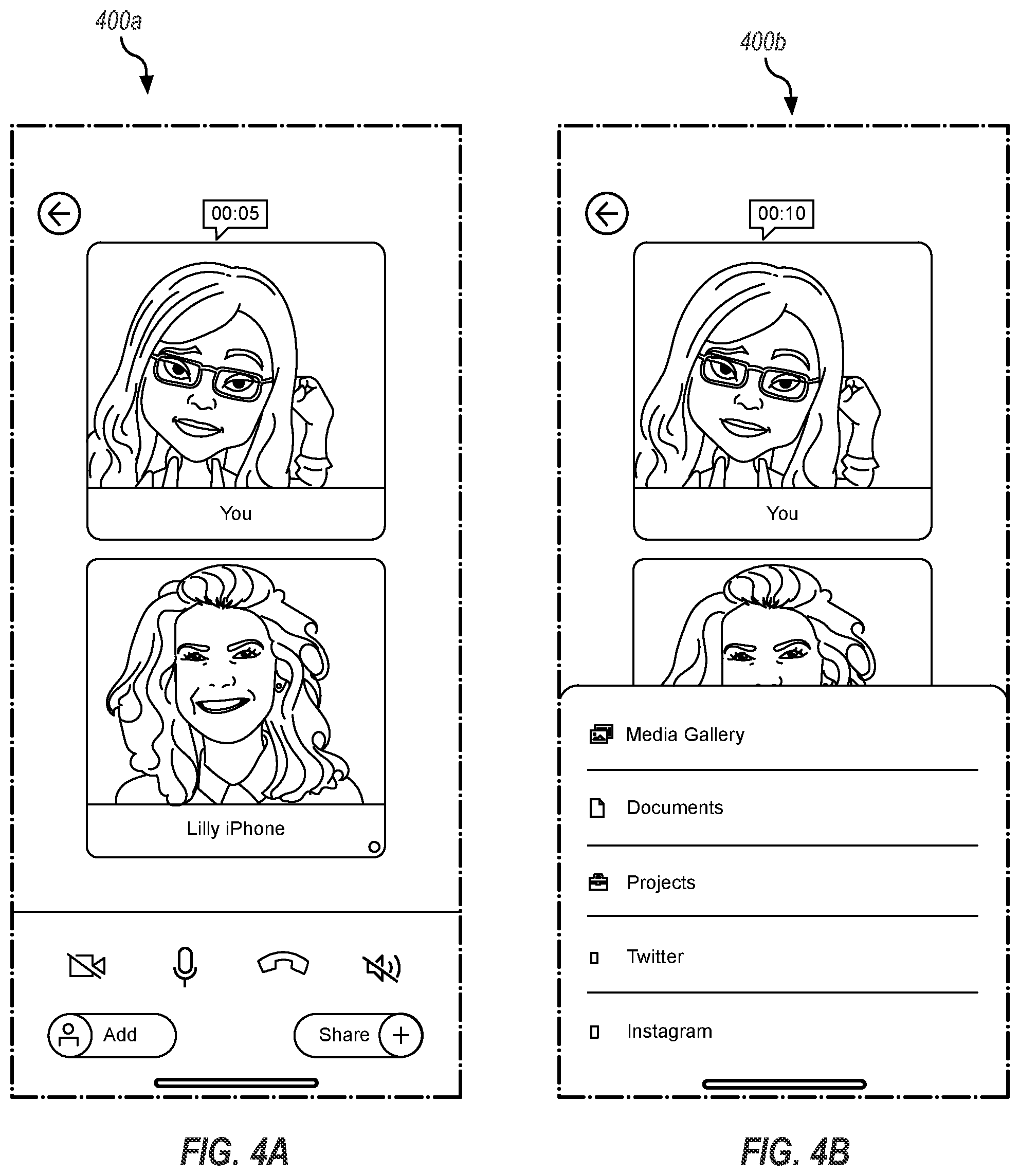 Patent US12323477 Figure 10 – Dynamic syncing of content within a communication interface