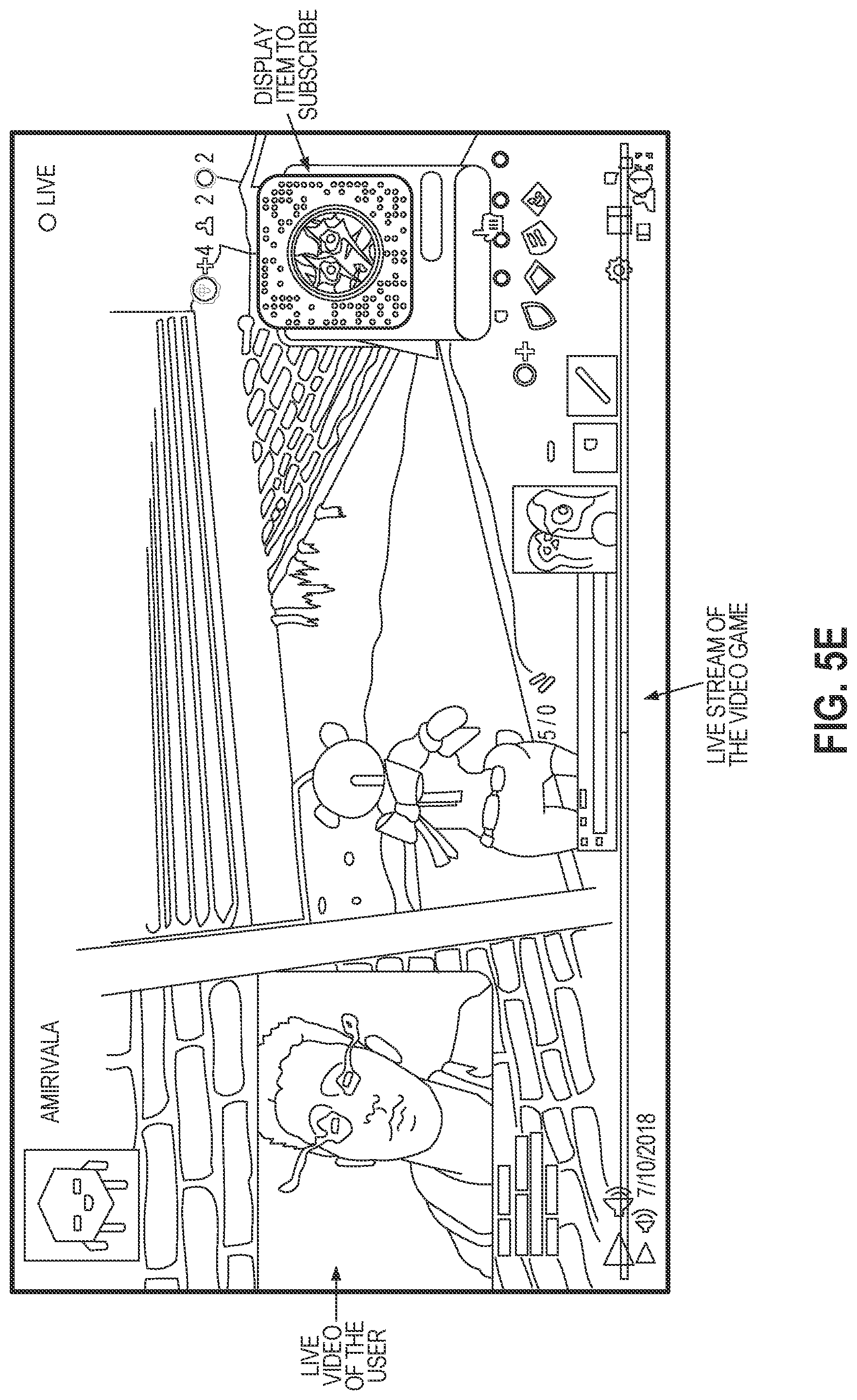 Patent US12323478 Figure 10 – Triggering changes to real-time special effects included in a live streaming video