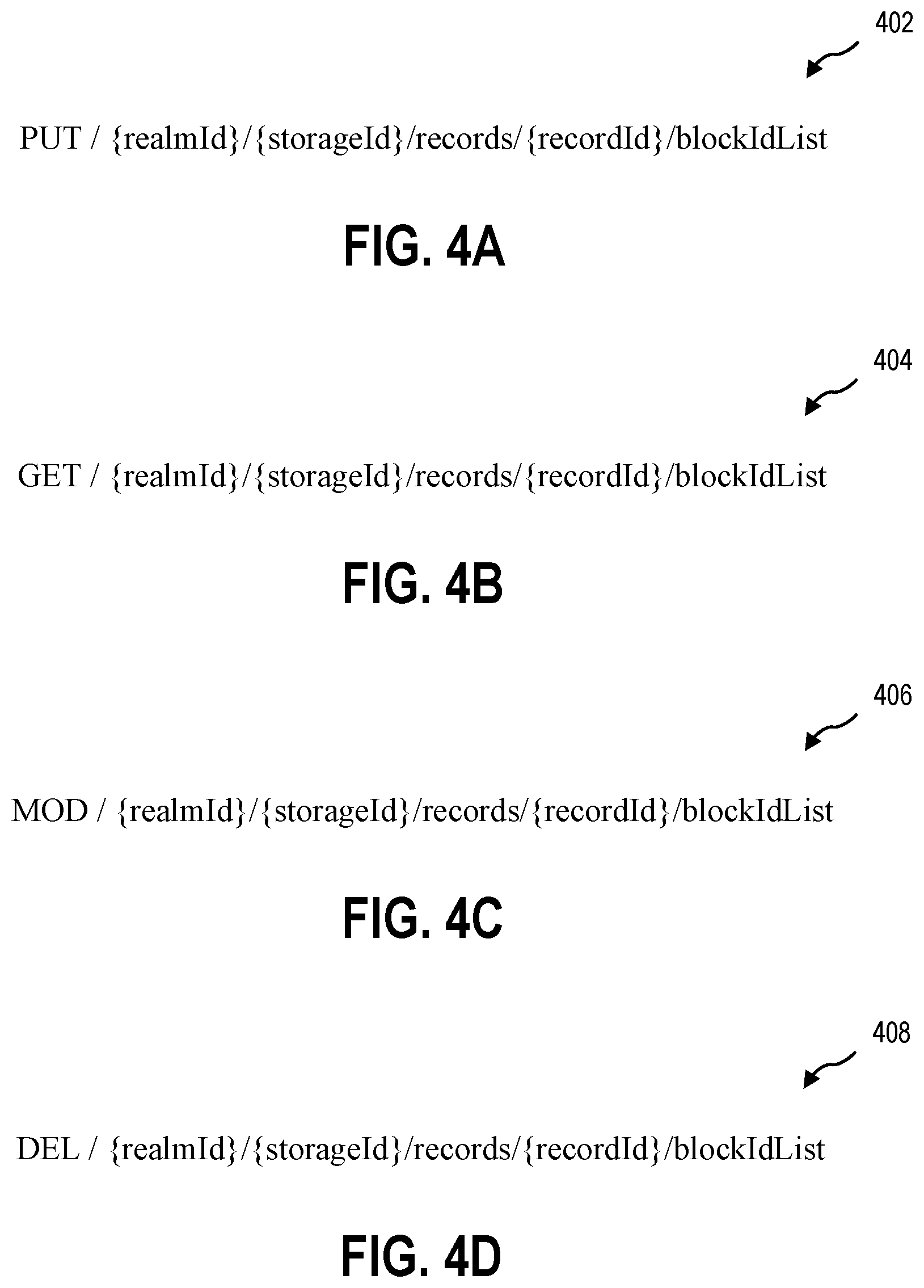 Patent US12323487 Figure 4 – Implementing a target block command on an unstructured data storage node