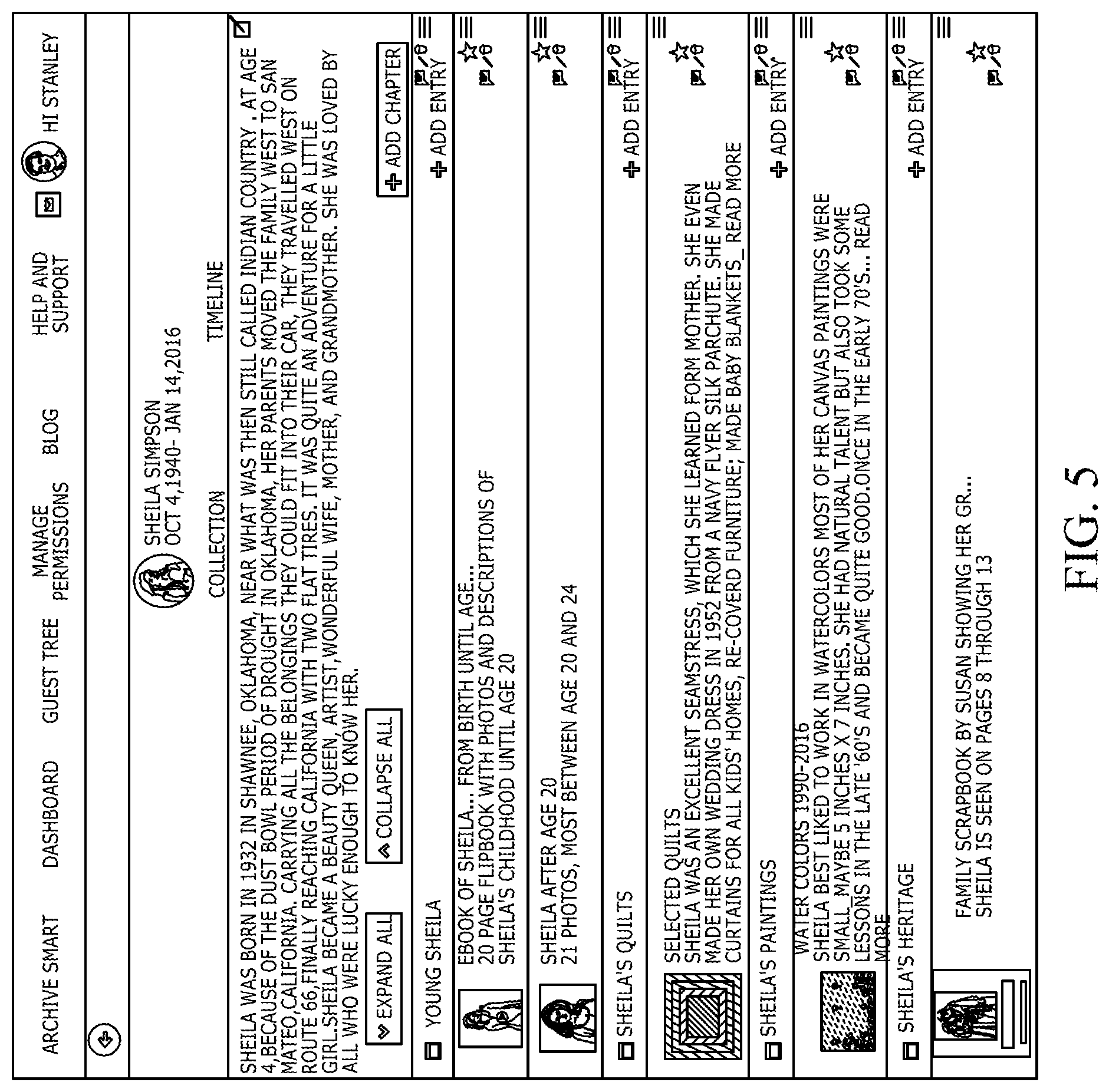 Patent US12323491 Figure 5 – Cloud-based index and centralized cloud-based hub interface for cloud-stored media