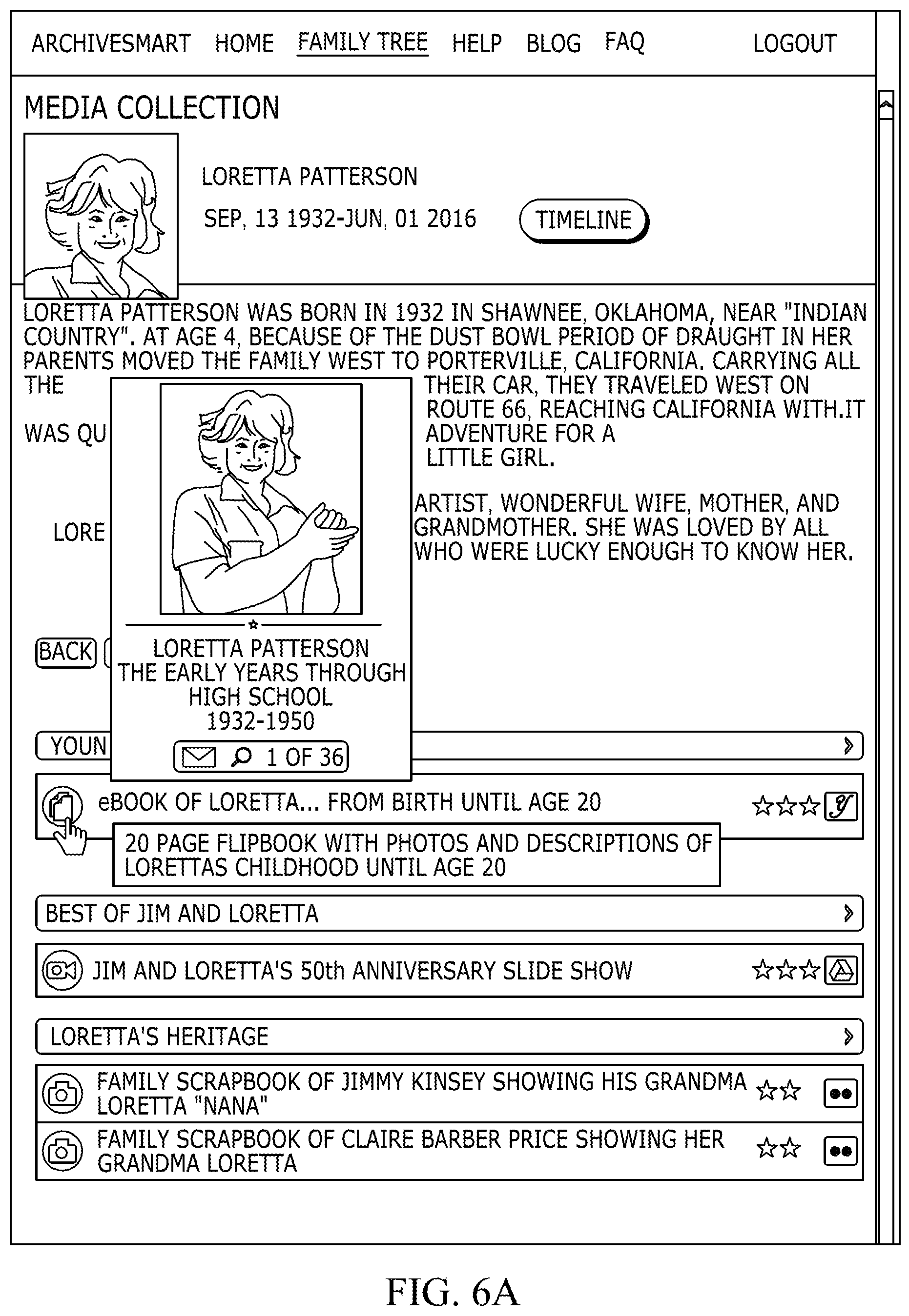 Patent US12323491 Figure 6 – Cloud-based index and centralized cloud-based hub interface for cloud-stored media
