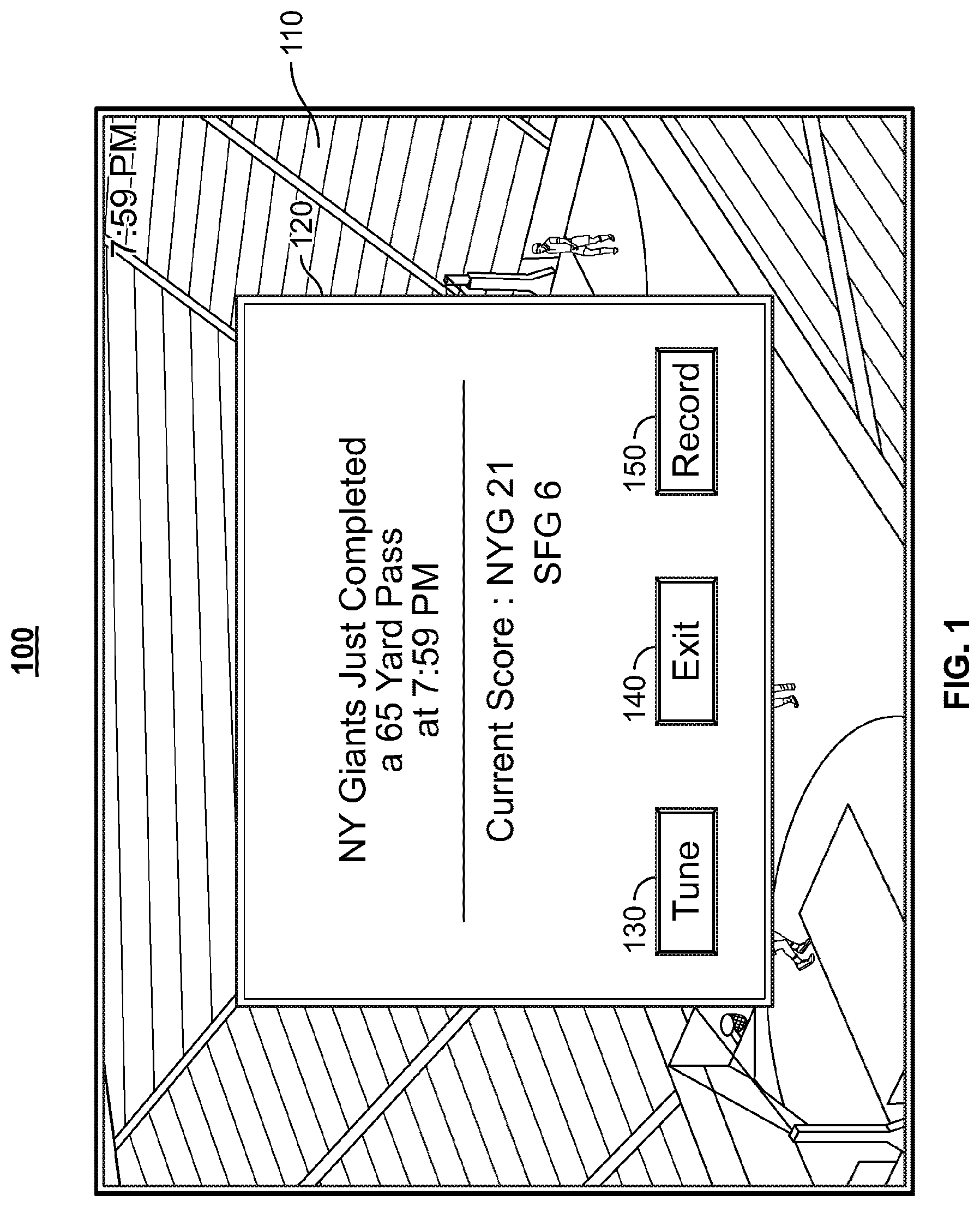 Patent US12323496 Figure 1 – Systems and methods for dynamically adjusting notification frequency for an event
