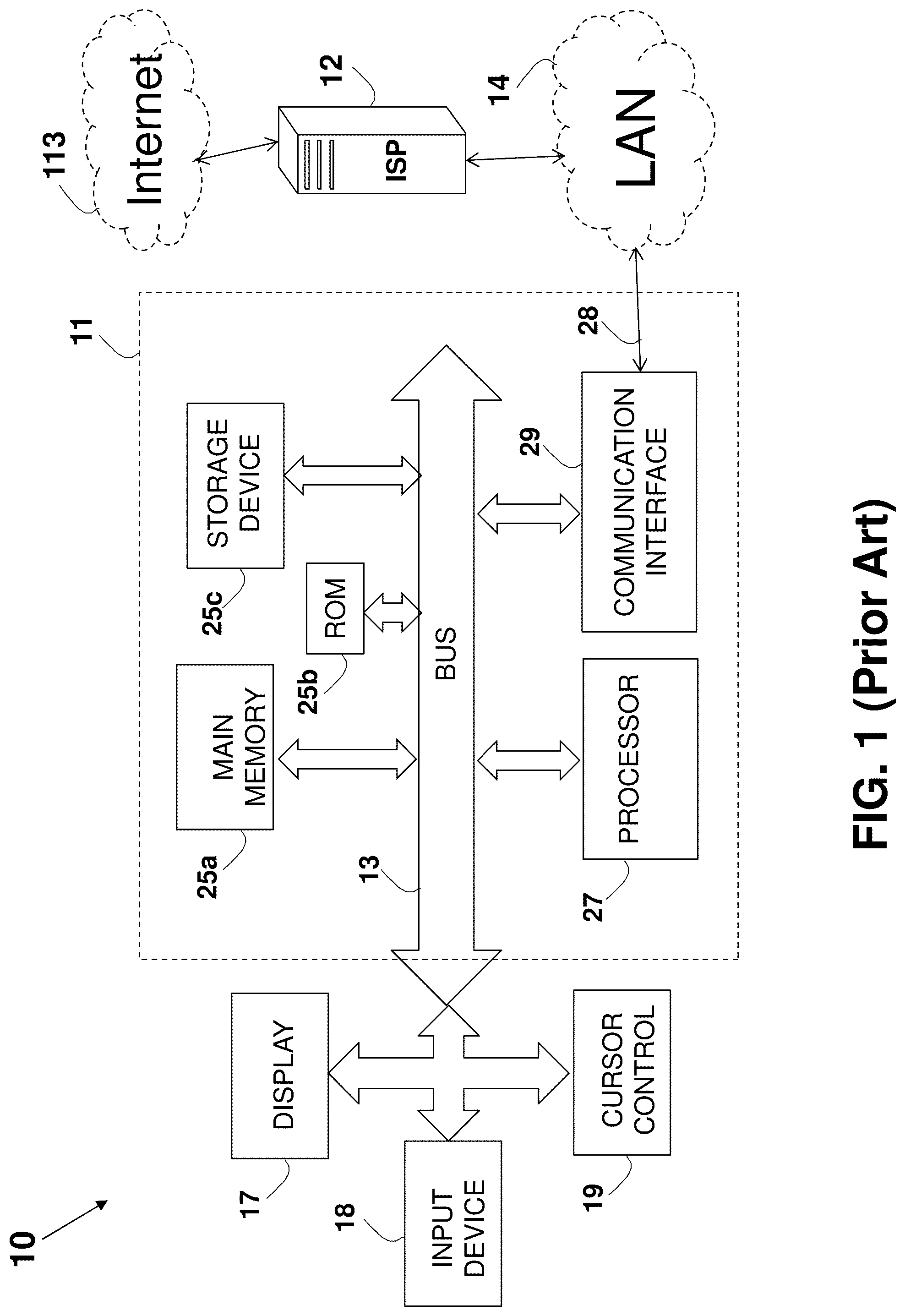 Patent US12323501 — System and method for improving internet communication by using intermediate nodes — Figure 1