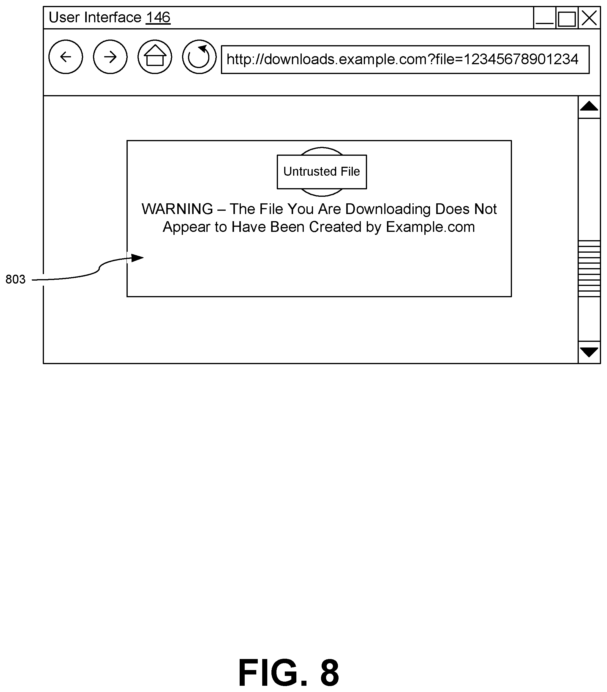 Patent US12323526 Figure 8 – Decentralized data authentication
