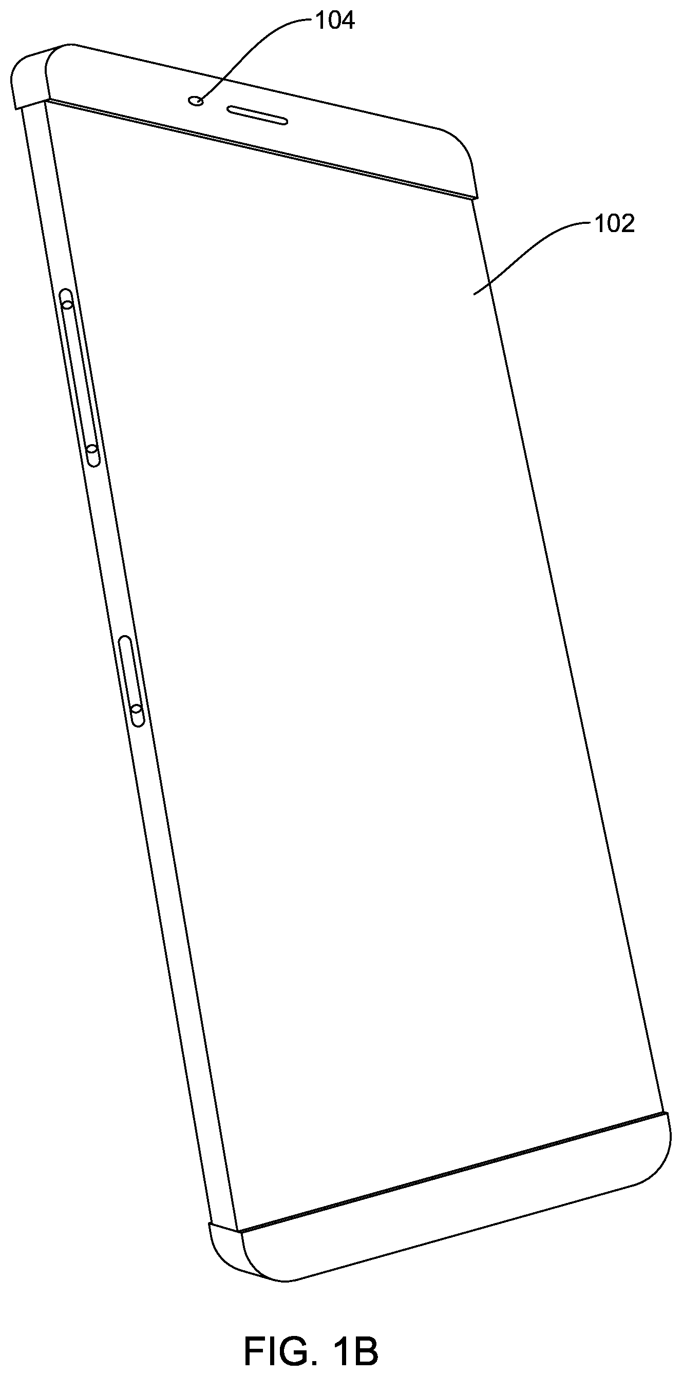 Patent US12323542 Figure 2 – Electronic device with symmetrical display screens and reversible camera