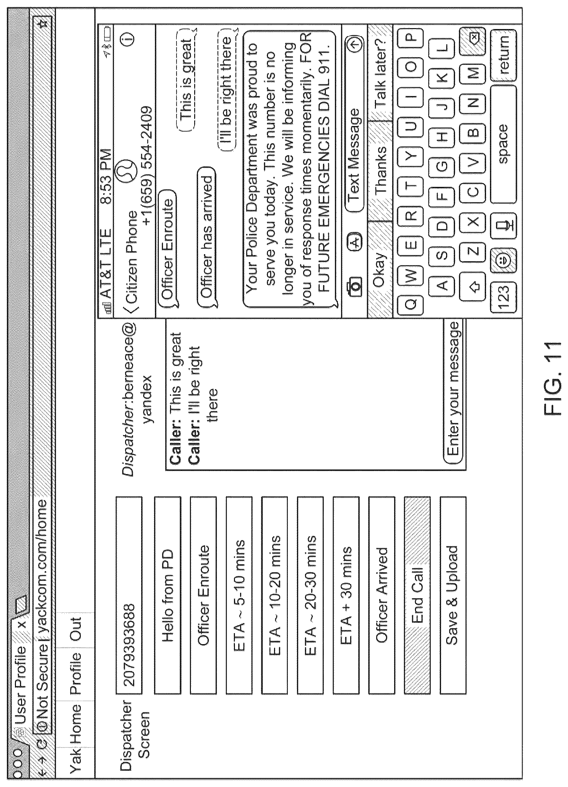 Patent US12323548 Figure 15 – Systems and methods for information gathering, managing and disseminating for assessments and notifications in law enforcement and other environments