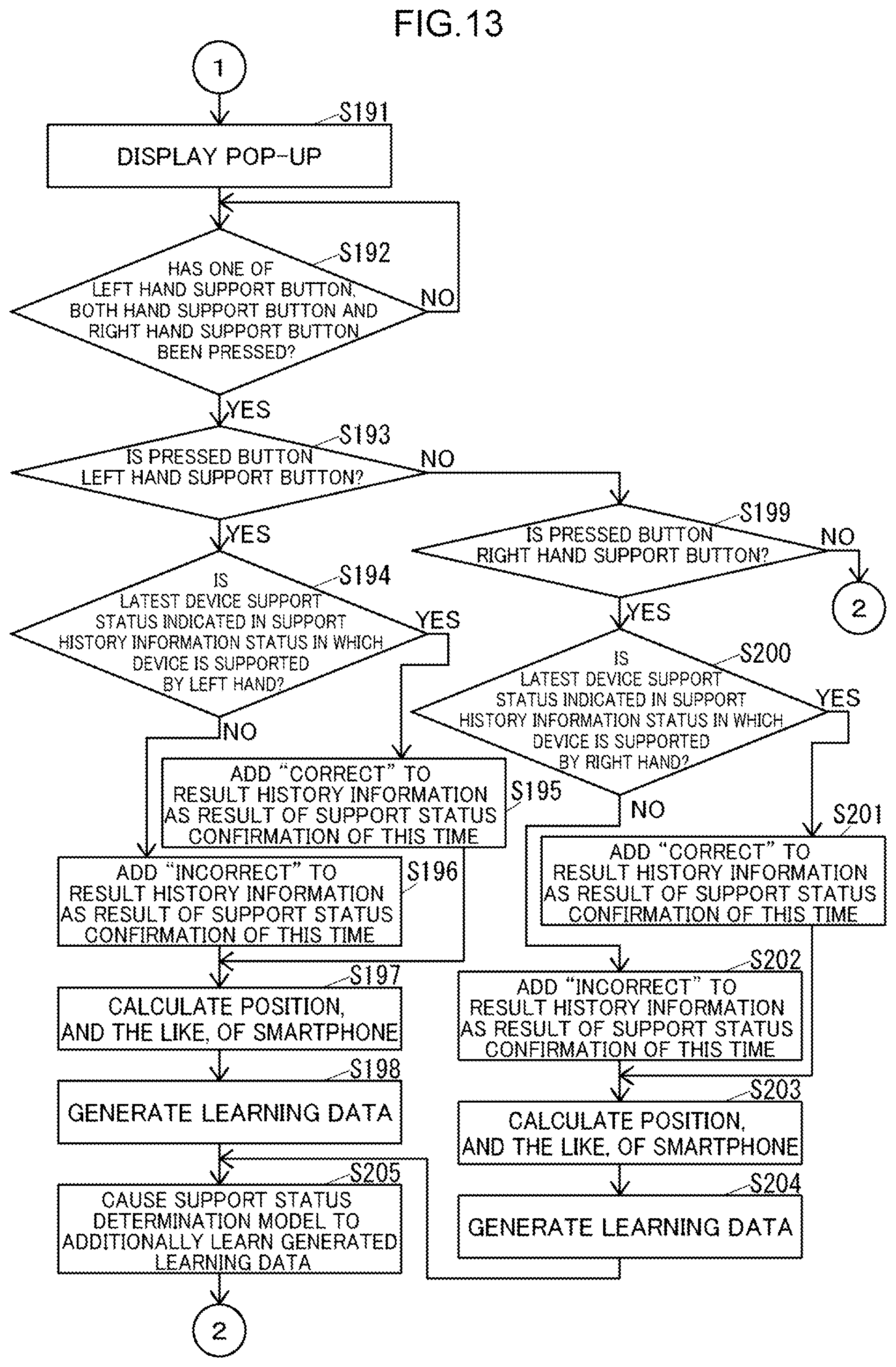 Patent US12323549 Figure 13 – Device support status notification system and device support status notification program