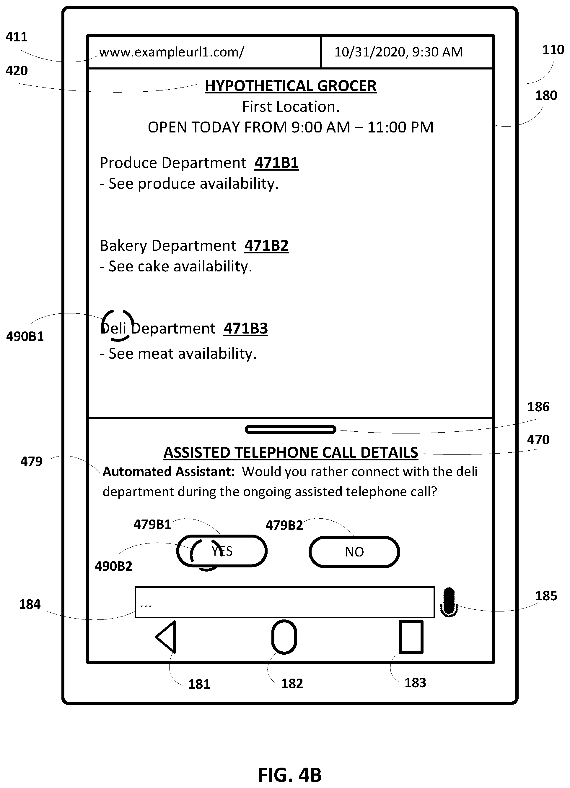 Patent US12323556 Figure 5 – Automatic navigation of an interactive voice response (IVR) tree on behalf of human user(s)