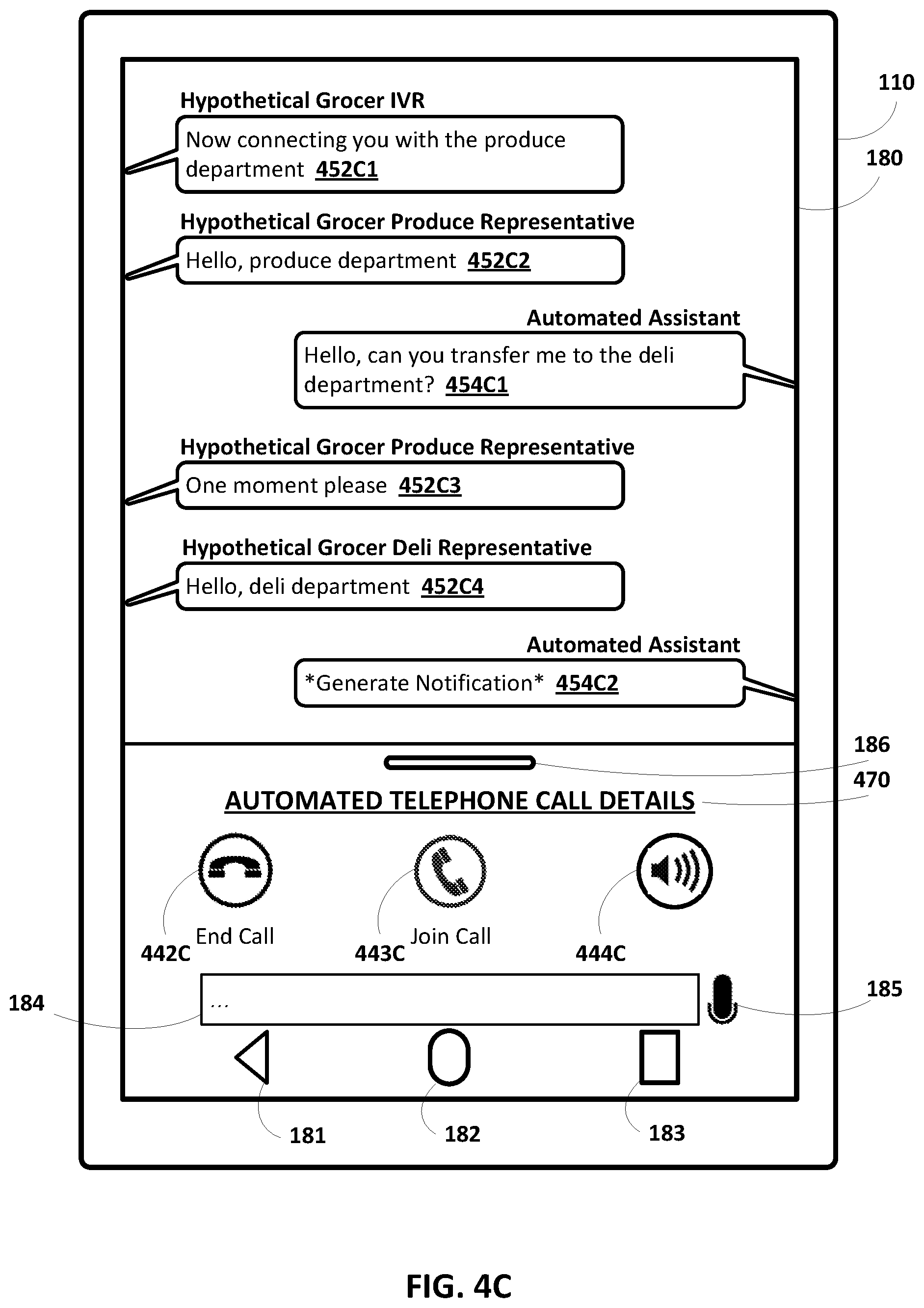 Patent US12323556 Figure 6 – Automatic navigation of an interactive voice response (IVR) tree on behalf of human user(s)