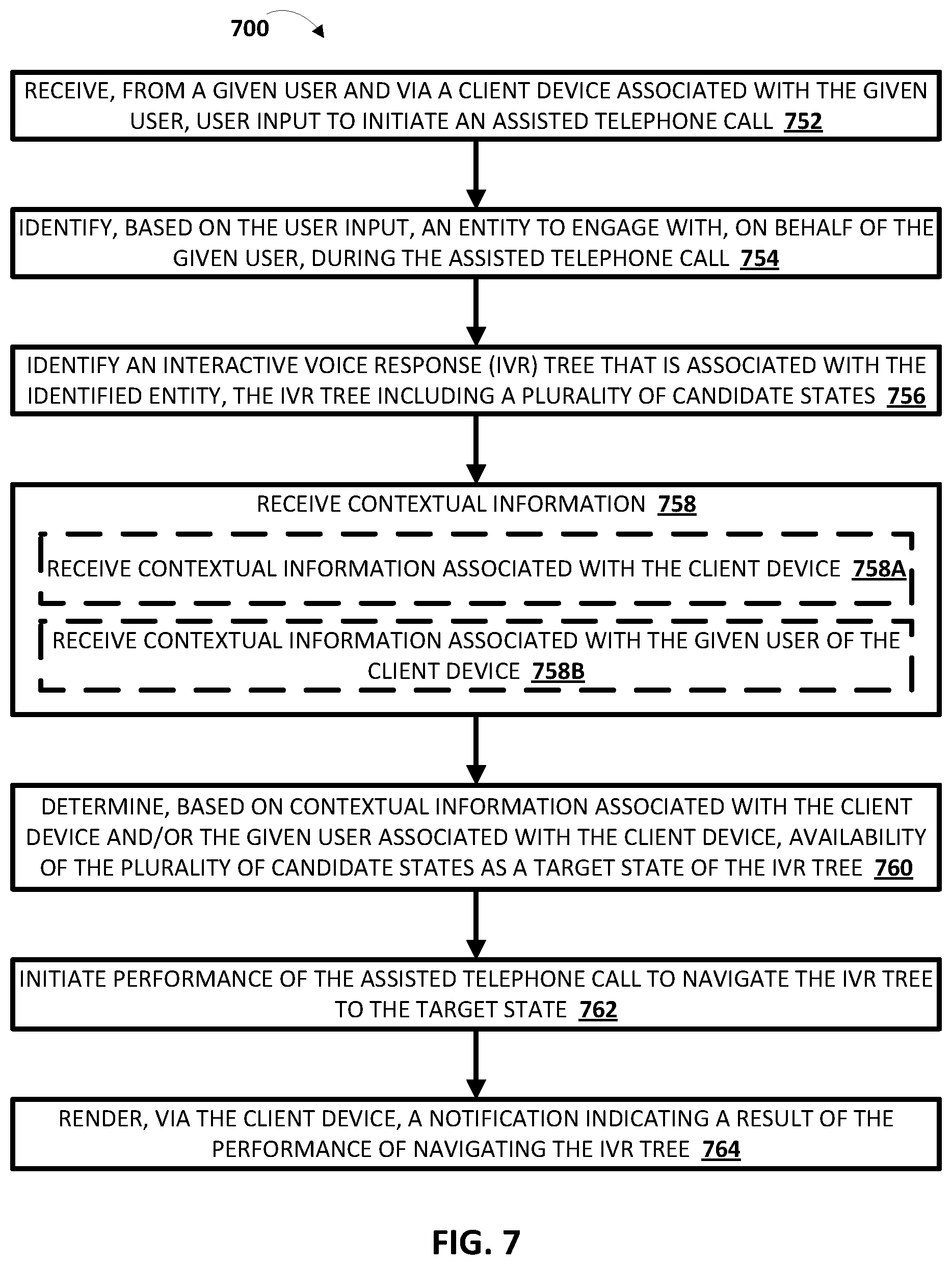 Patent US12323556 Figure 13 – Automatic navigation of an interactive voice response (IVR) tree on behalf of human user(s)