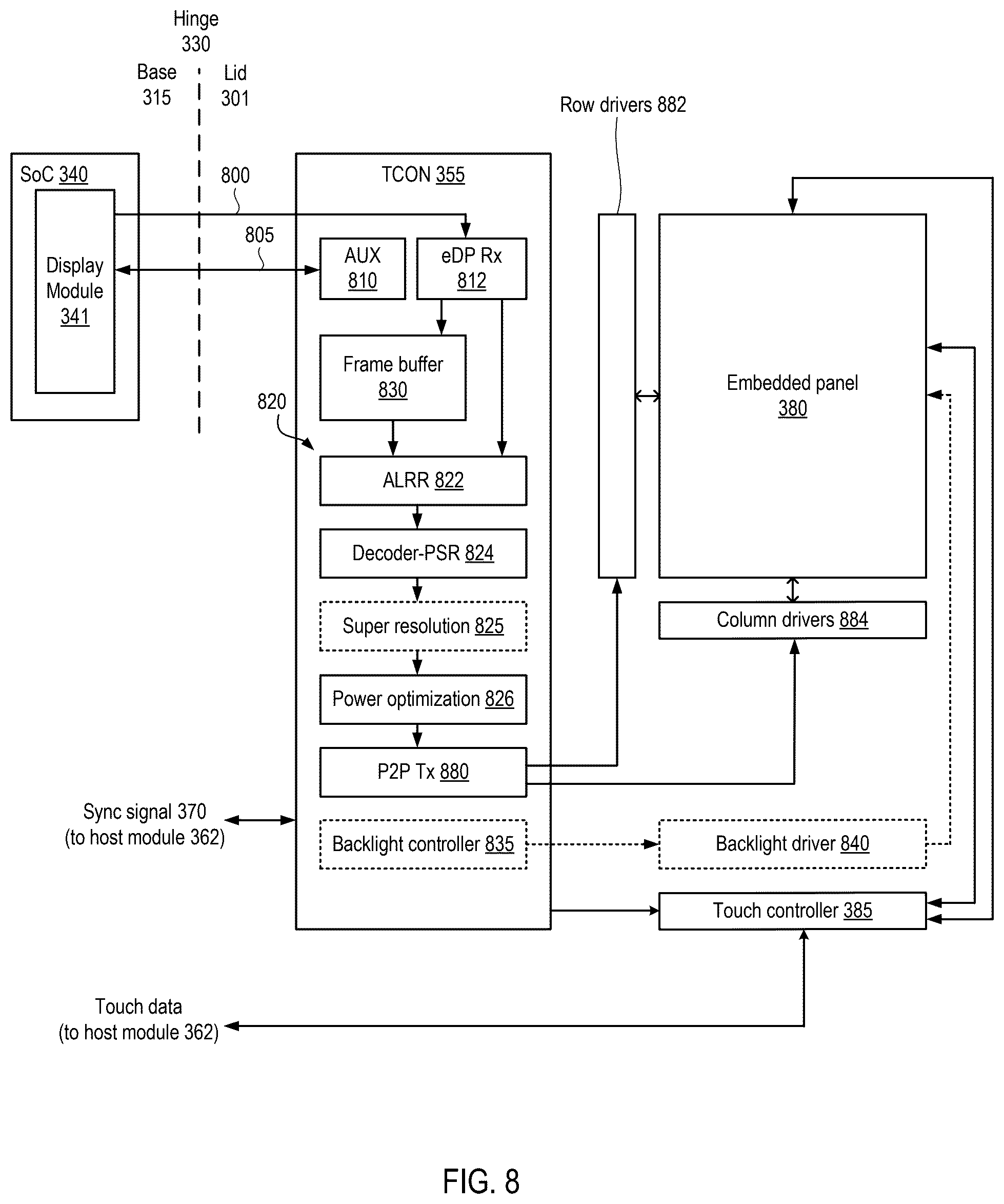 Patent US12323558 Figure 8 – Technologies for video conferencing