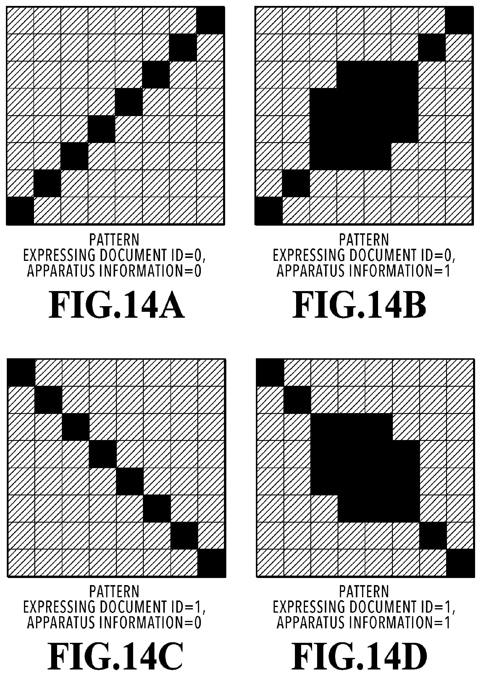 Patent US12323564 Figure 14 – Image processing apparatus and image processing method that embeds information using a pattern with directivity and a pattern without directivity