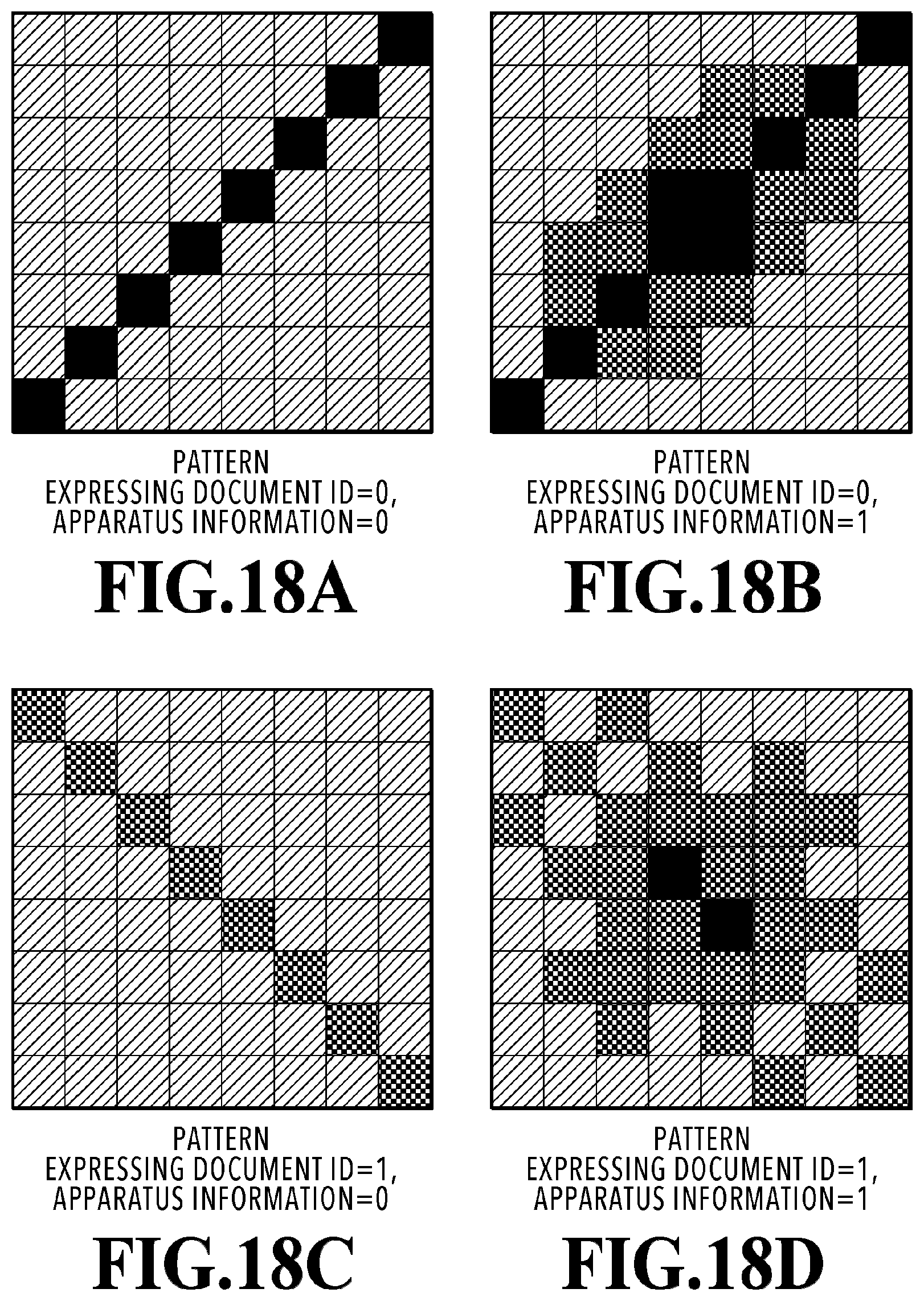 Patent US12323564 Figure 18 – Image processing apparatus and image processing method that embeds information using a pattern with directivity and a pattern without directivity