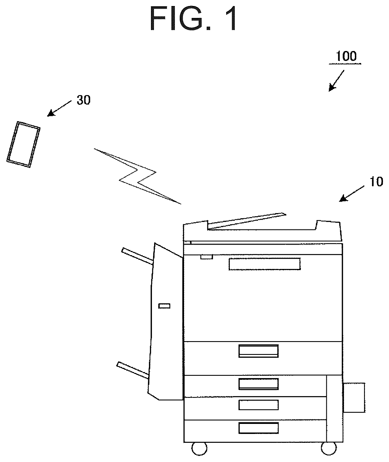 Patent US12323566 Figure 1 – Image processing device, output system, and output method