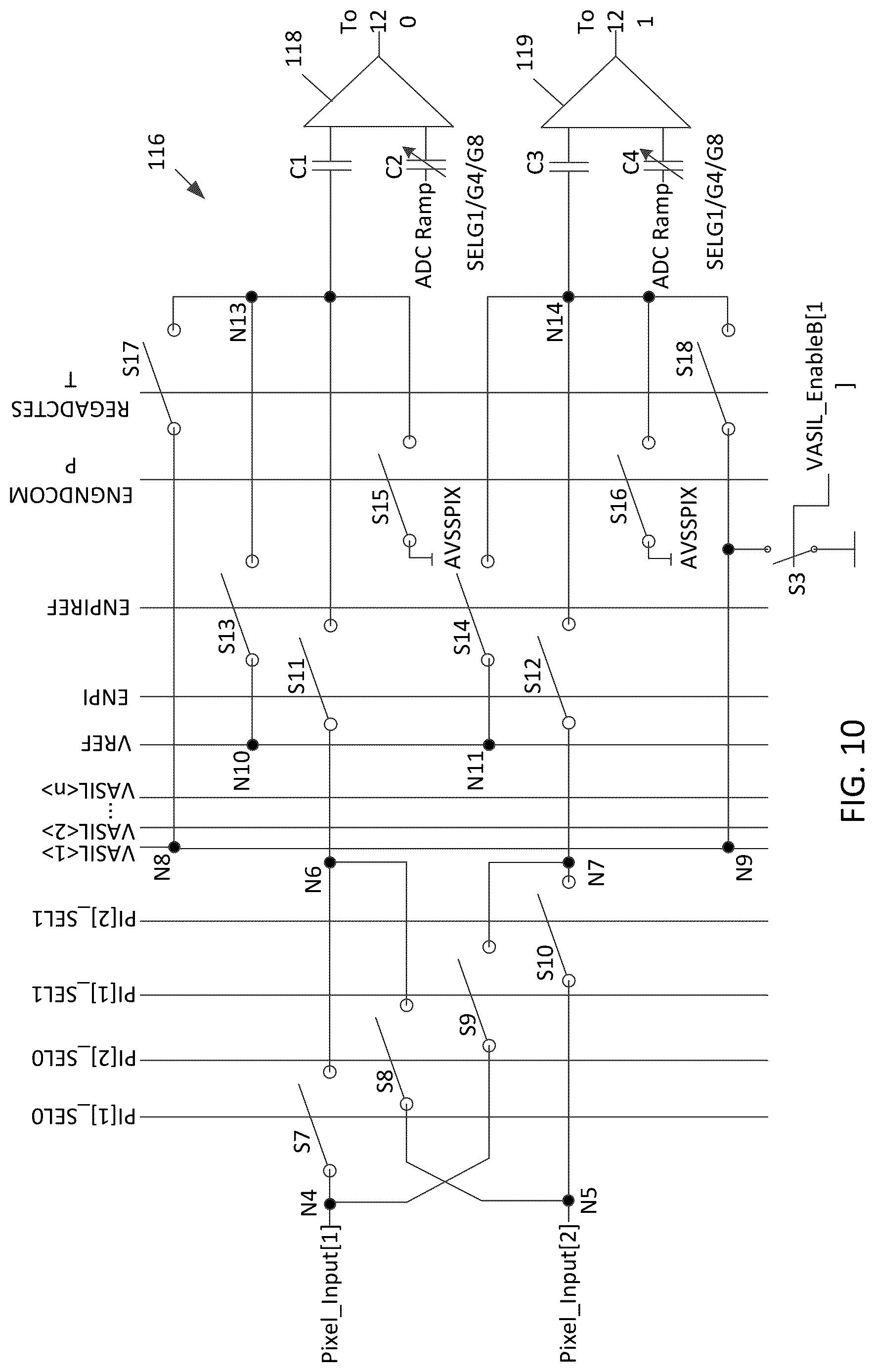 Patent US12323573 Figure 9 – Image sensors for advanced driver assistance systems utilizing regulator voltage verification circuitry to detect malfunctions