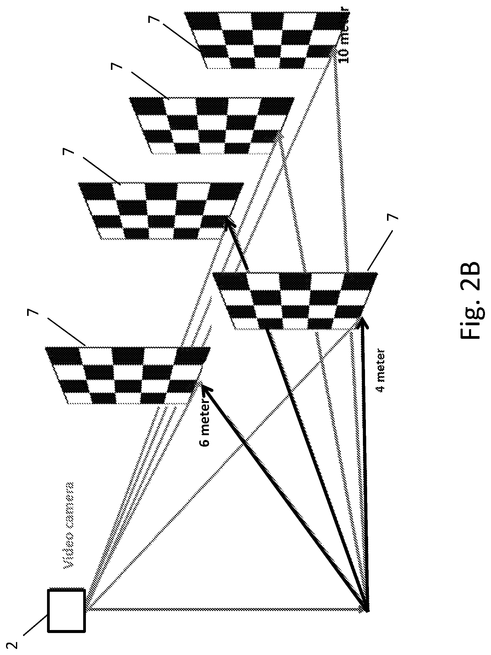 Patent US12323575 Figure 3 – Dimensional calibration of the field-of-view of a single camera