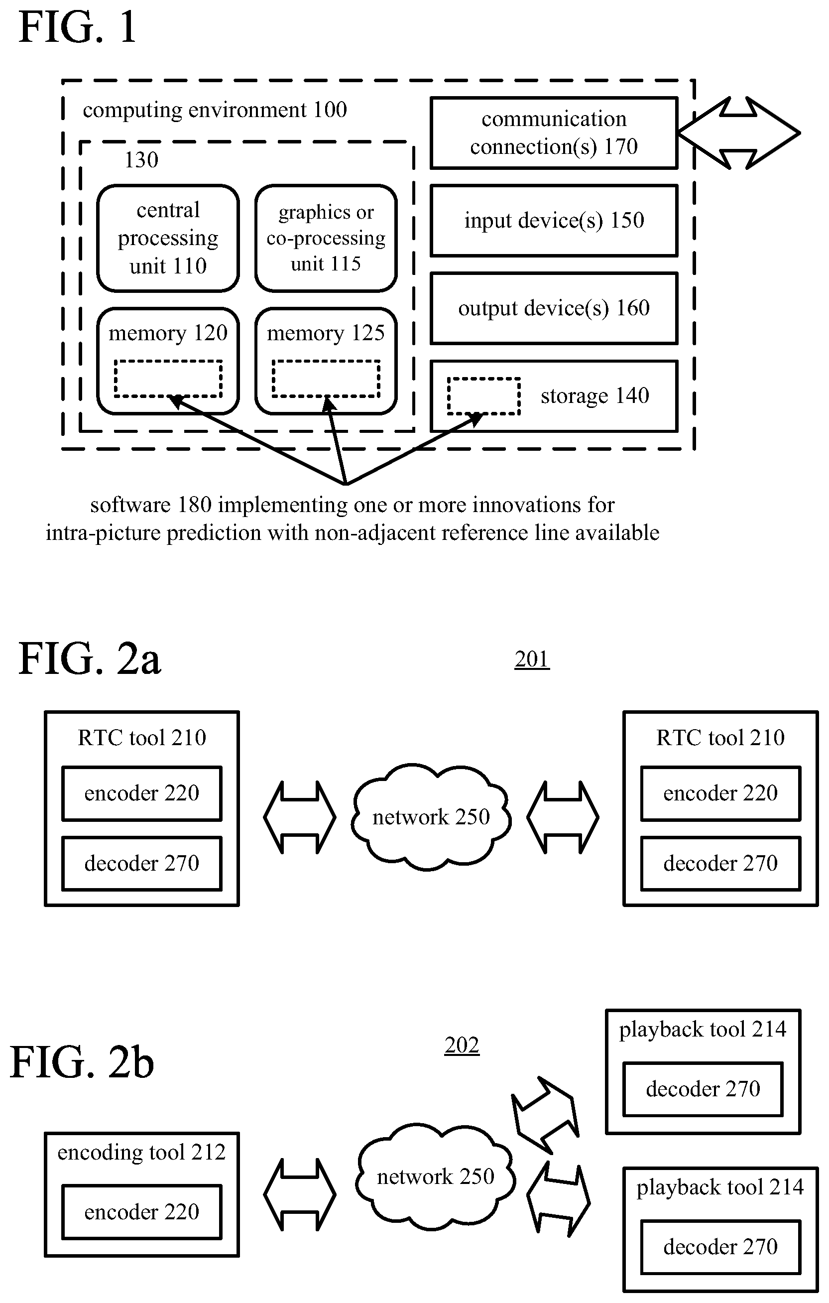 Patent US12323582 Figure 1 – Intra-picture prediction using non-adjacent reference lines of sample values