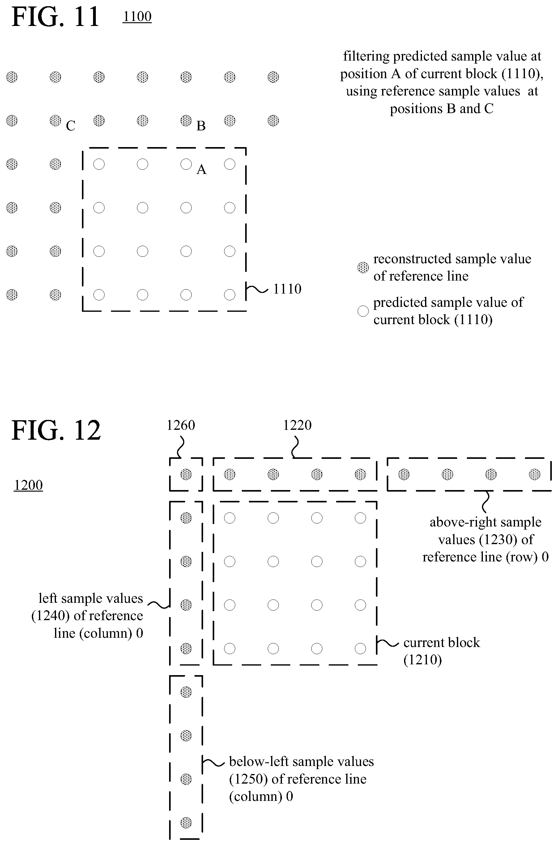 Patent US12323582 Figure 10 – Intra-picture prediction using non-adjacent reference lines of sample values