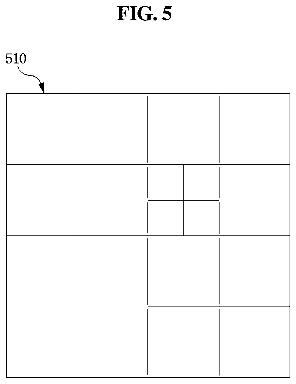 Patent US12323586 Figure 5 – Method and device for encoding/decoding image using geometrically modified picture