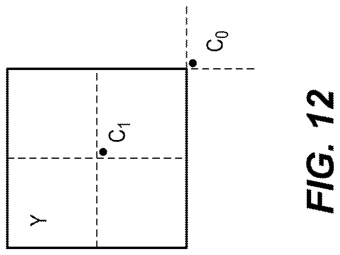 Patent US12323602 Figure 13 – Storage of intra mode information in geometric partition mode