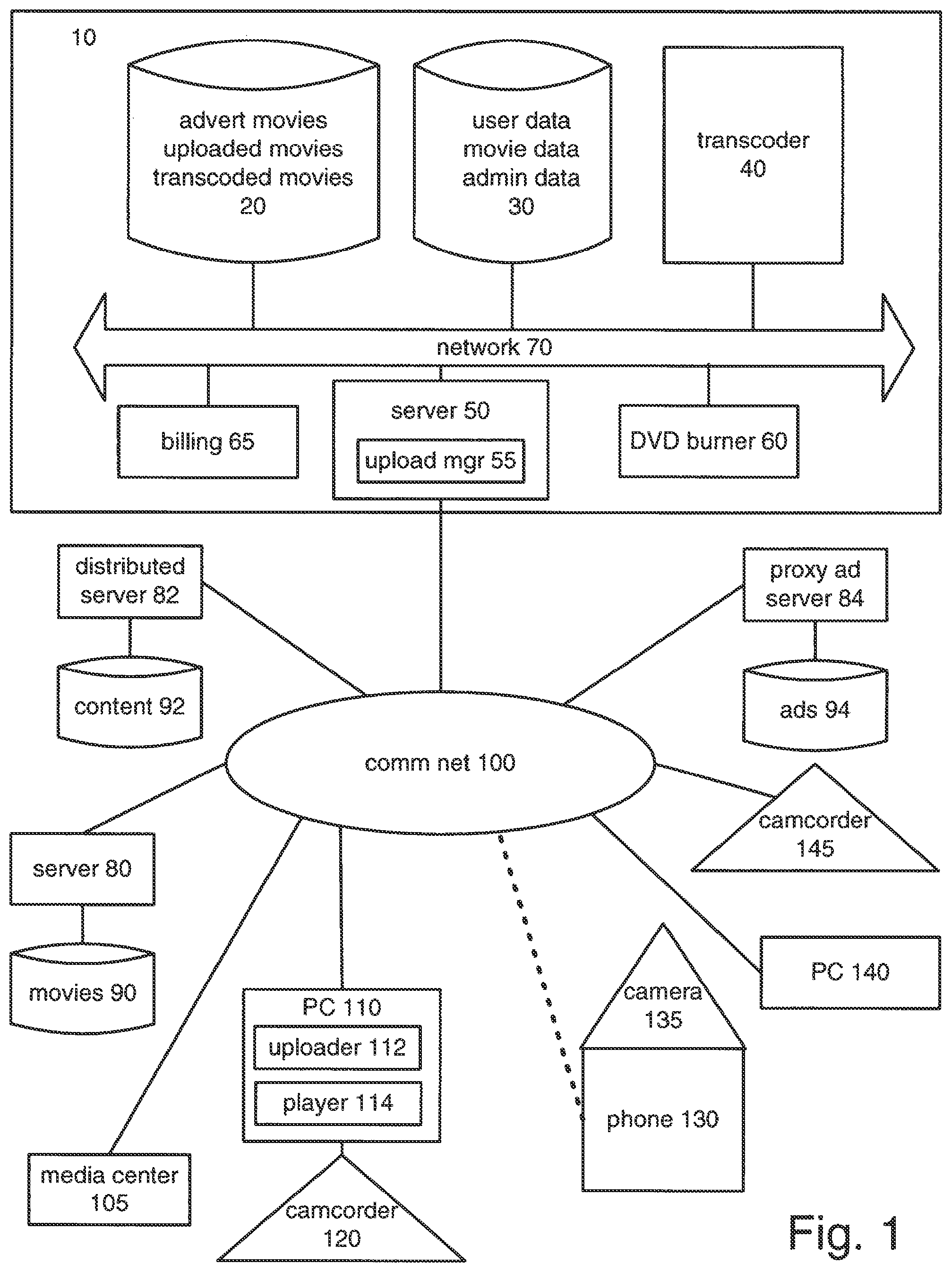 Patent US12323640 — Movie advertising playback systems and methods — Figure 1