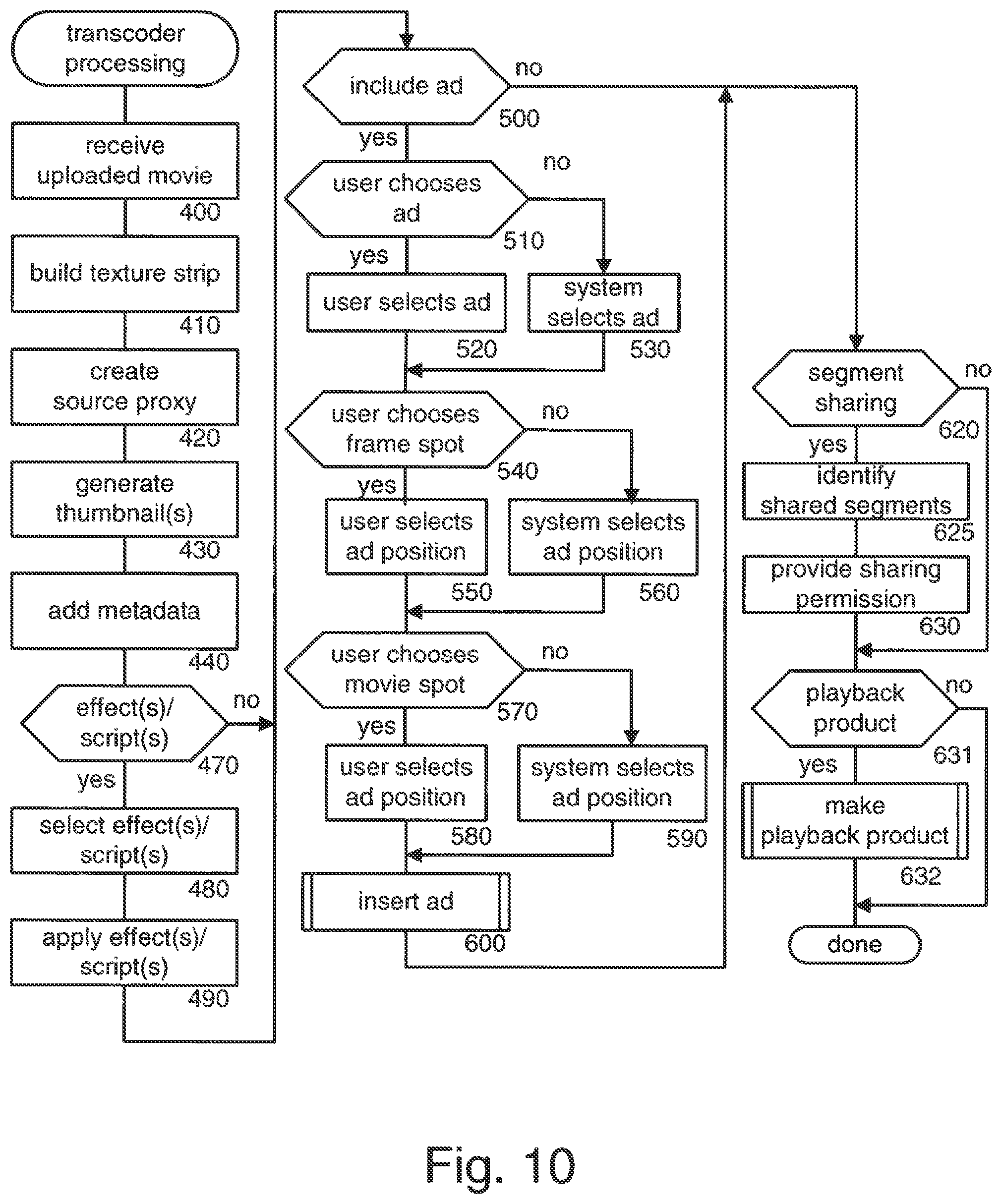 Patent US12323640 Figure 8 – Movie advertising playback systems and methods