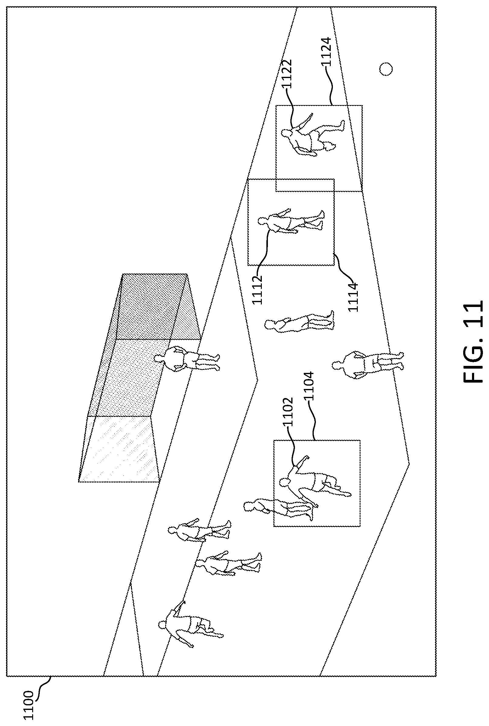 Patent US12323651 Figure 12 – Tracked video zooming