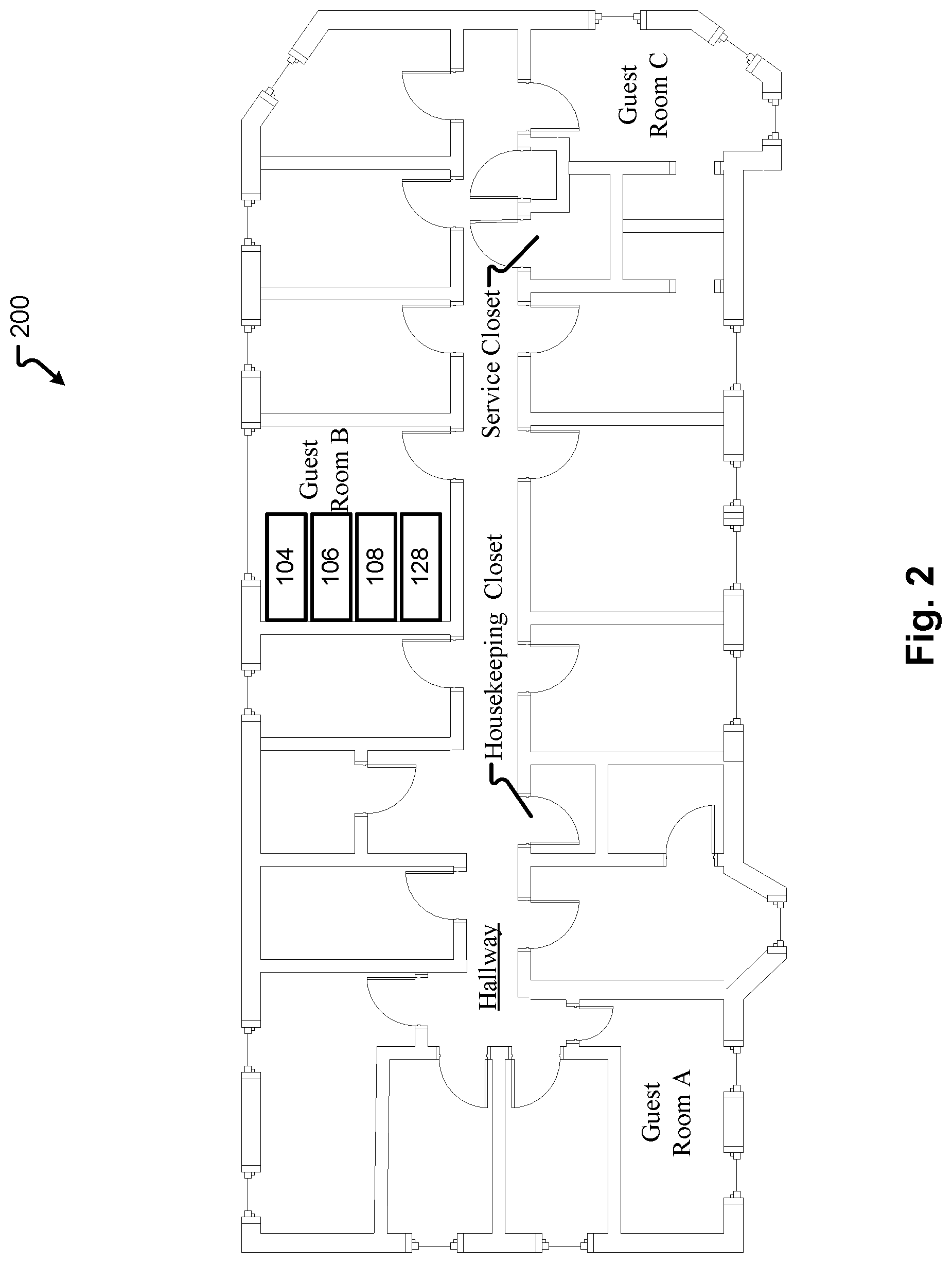 Patent US12323658 Figure 2 – Devices, systems, and methods for real time audience measurement in hospitality environments
