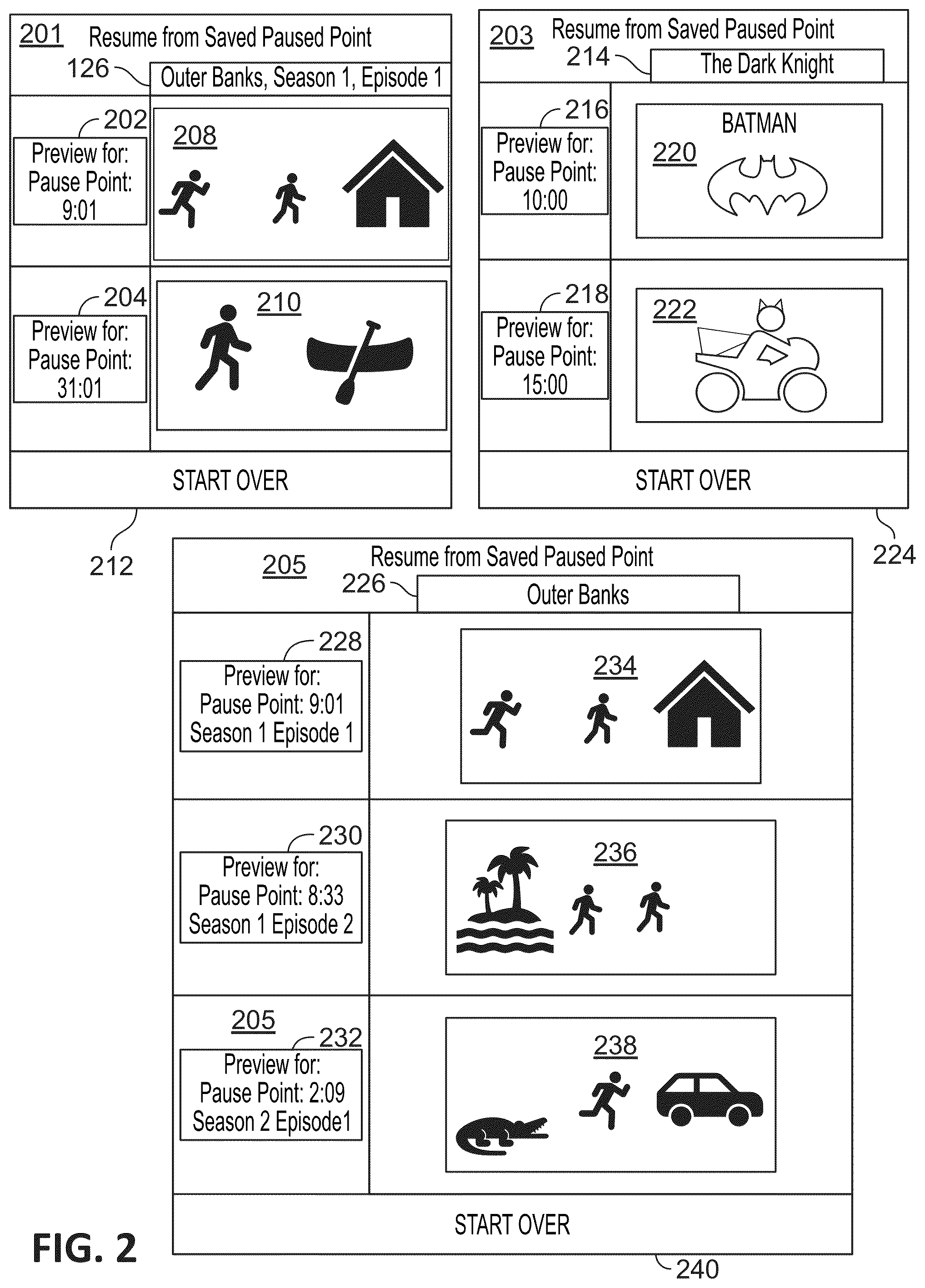 Patent US12323664 Figure 2 – Systems and methods for predictive selection of pause points