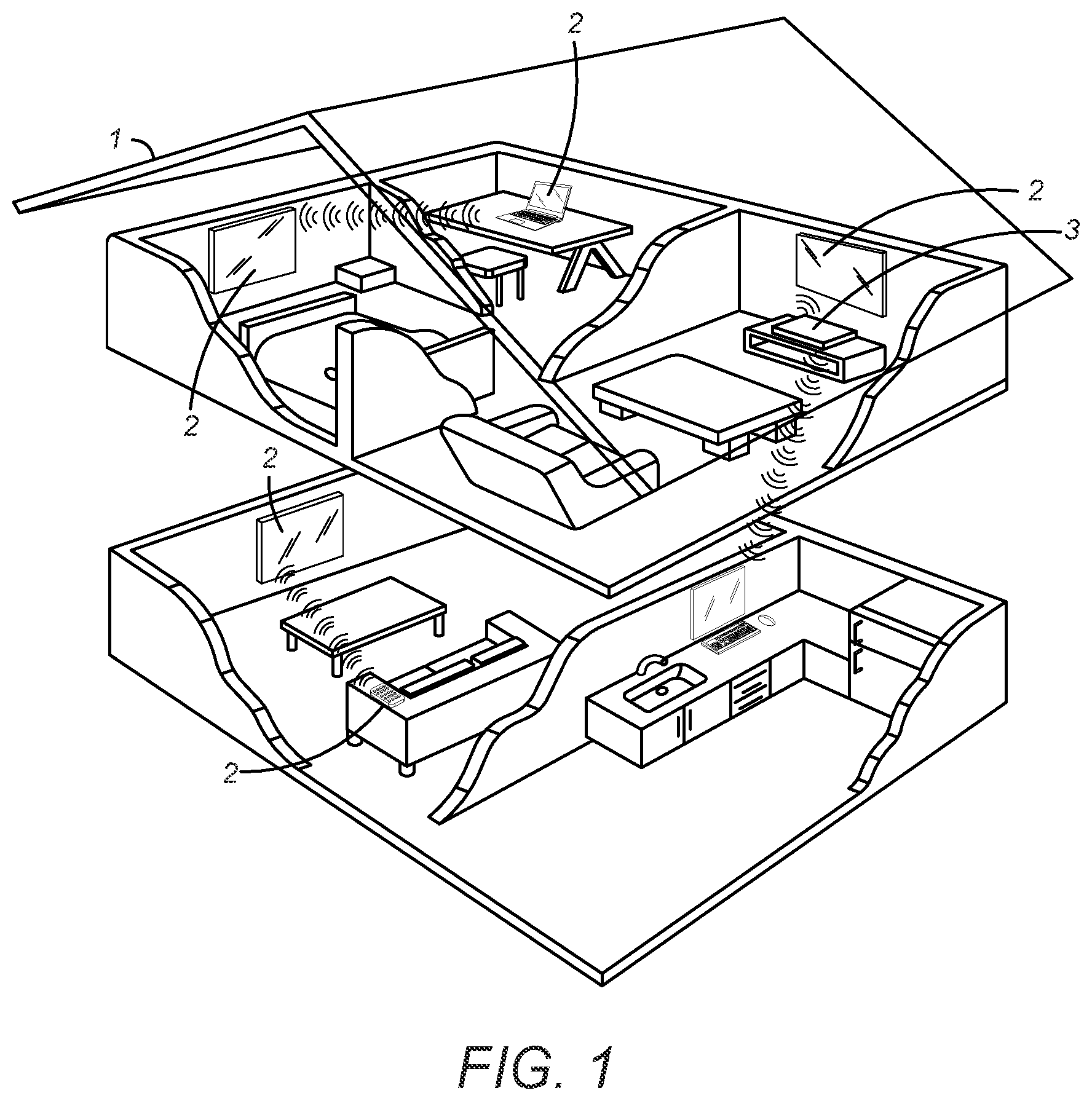 Patent US12323667 — System, method, and computer-readable recording medium of detecting wireless home digital interface devices and configuring parental control for each — Figure 1