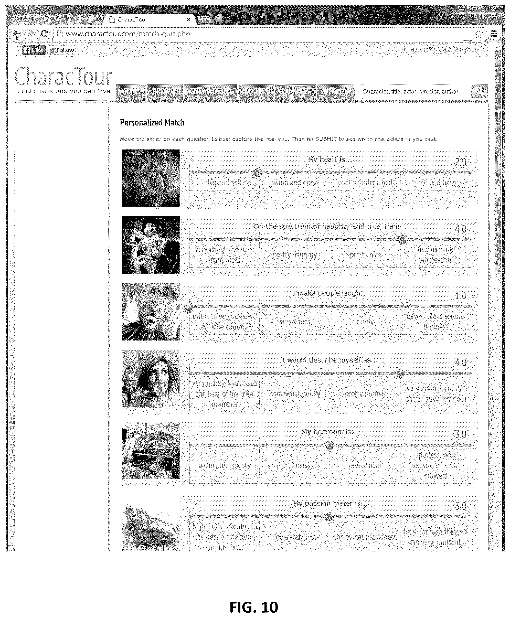 Patent US12323669 Figure 11 – Profiling media characters