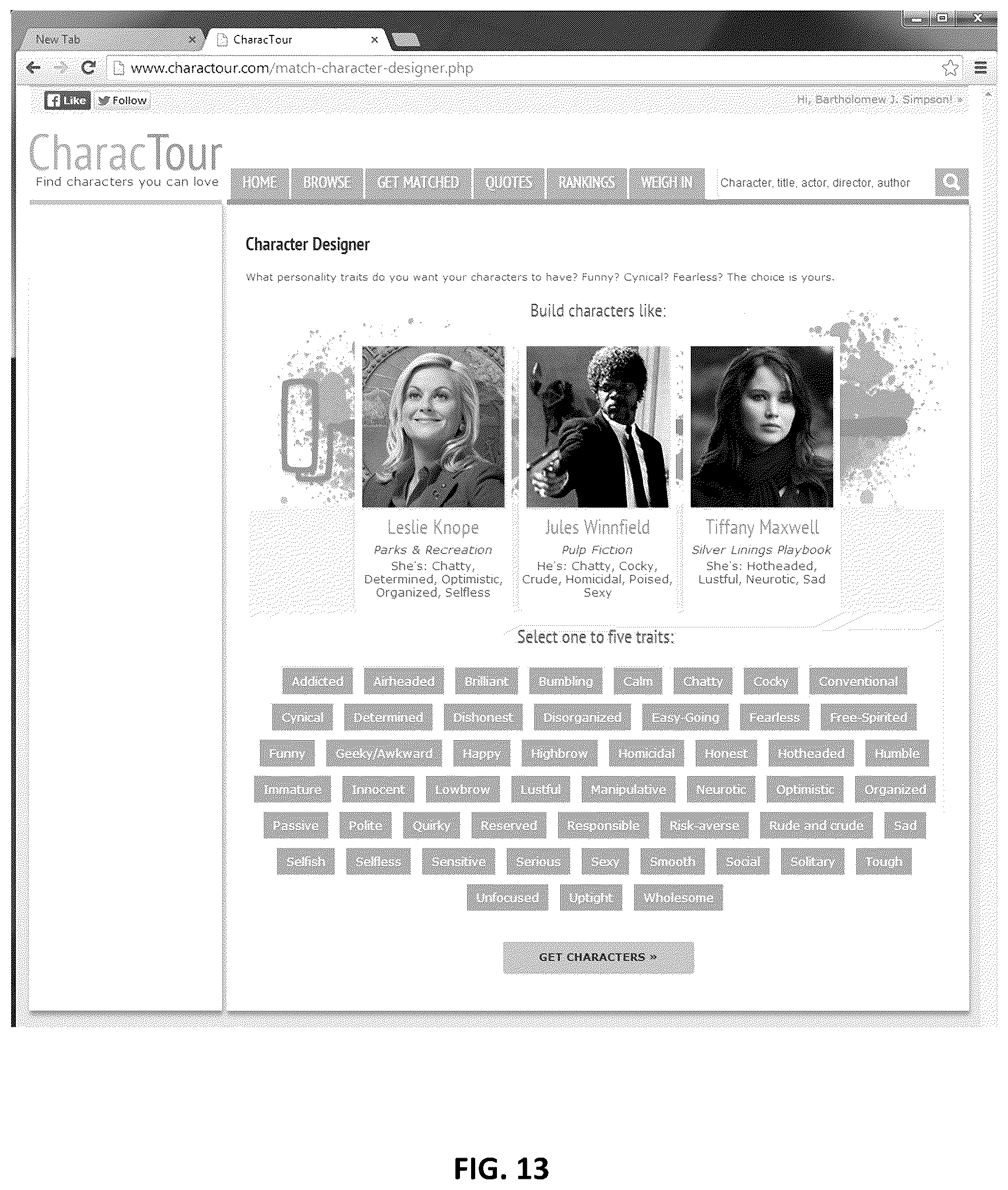 Patent US12323669 Figure 14 – Profiling media characters